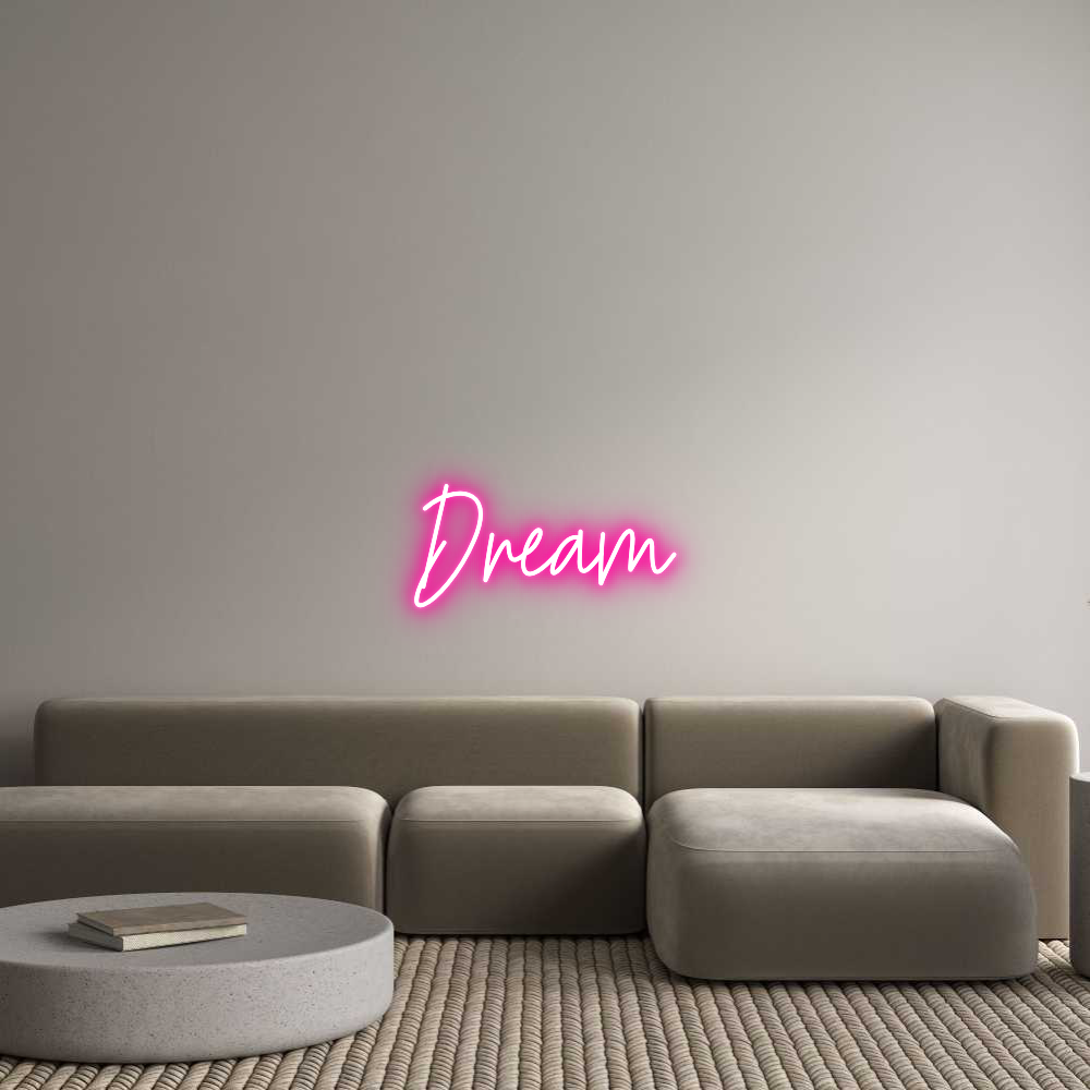 Custom Neon Text - Dream