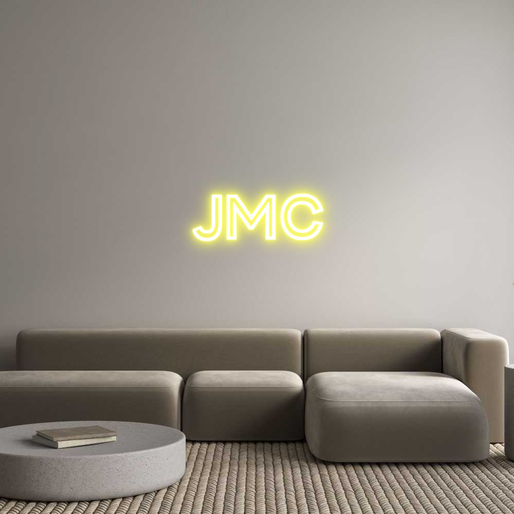 Custom Neon Text - JMC