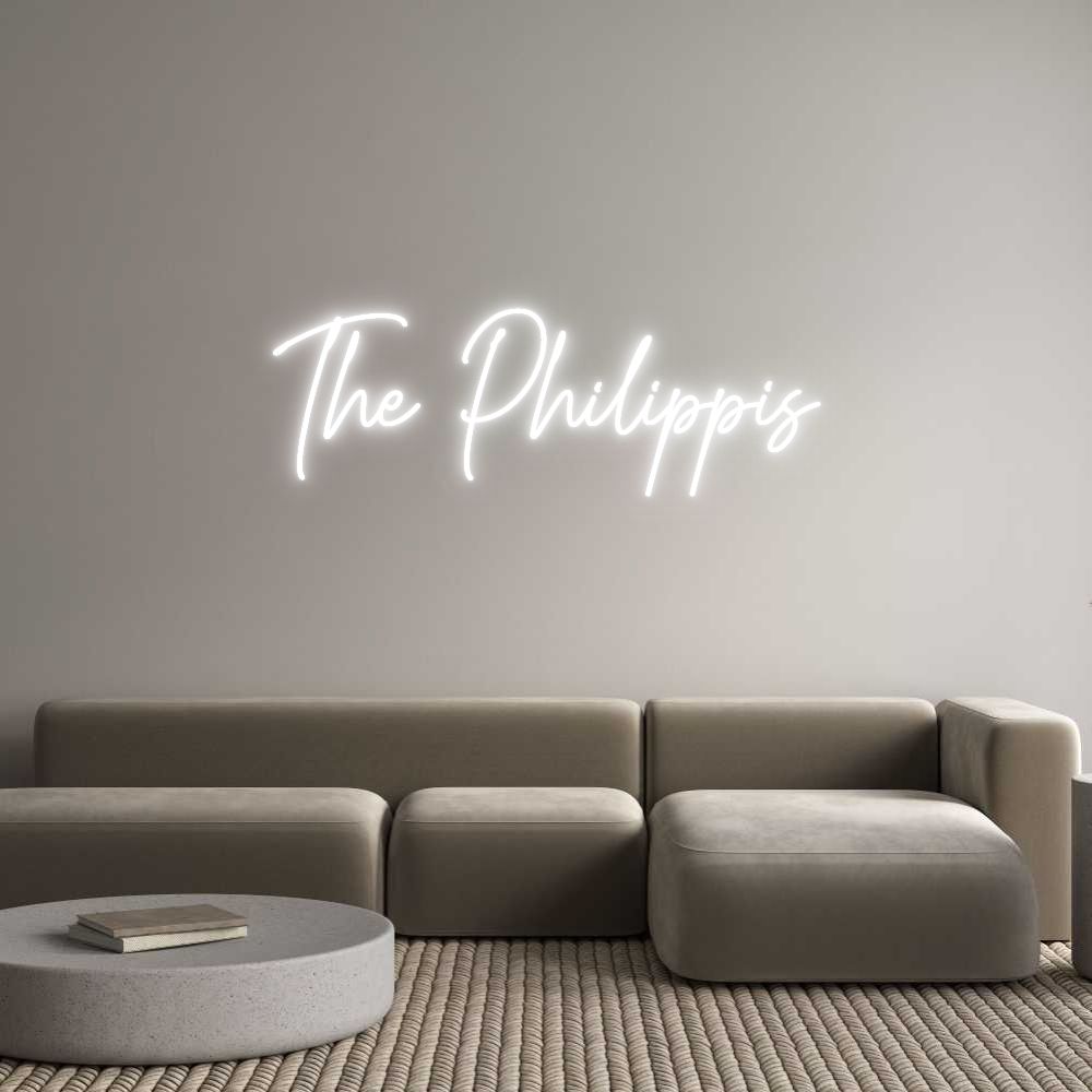 Custom Neon Text - The Philippis