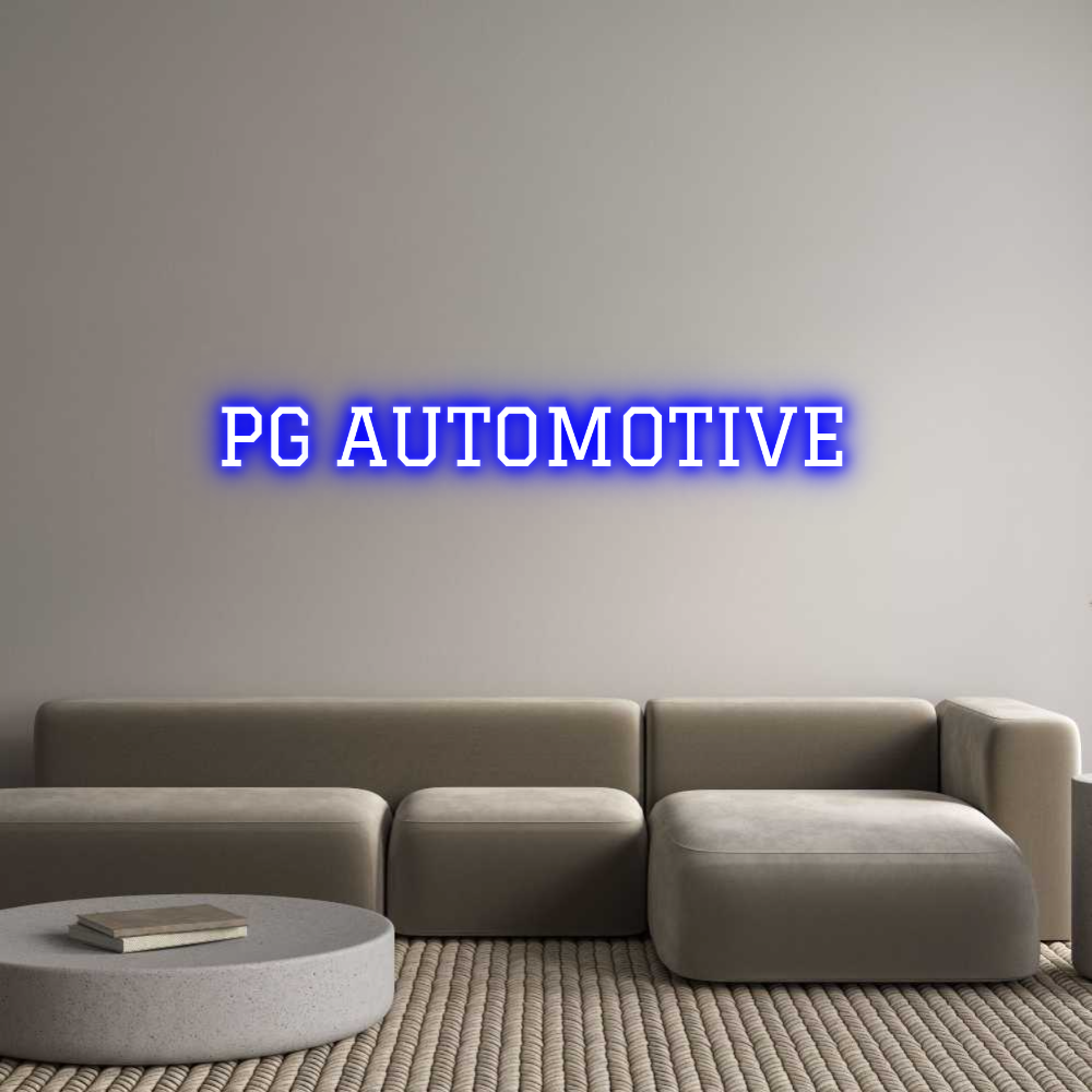 Custom Neon Text - PG AUTOMOTIVE