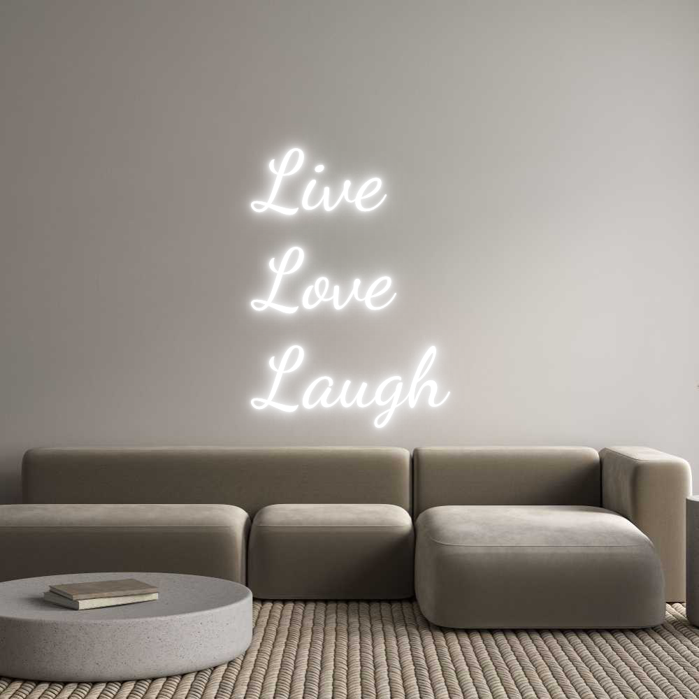 Custom Neon Text - Live
Love
...