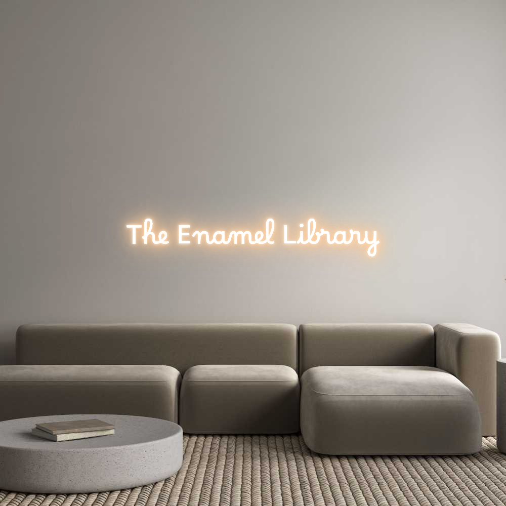 Custom Neon Text - The Enamel Li...