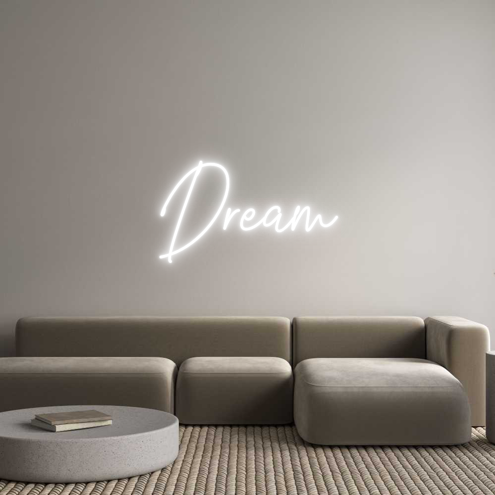 Custom Neon Text - Dream