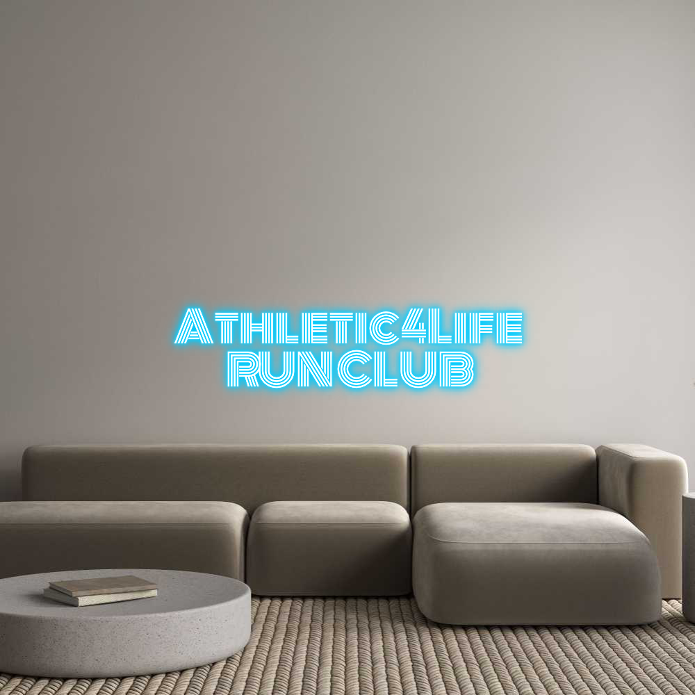 Custom Neon Text - Athletic4Life...