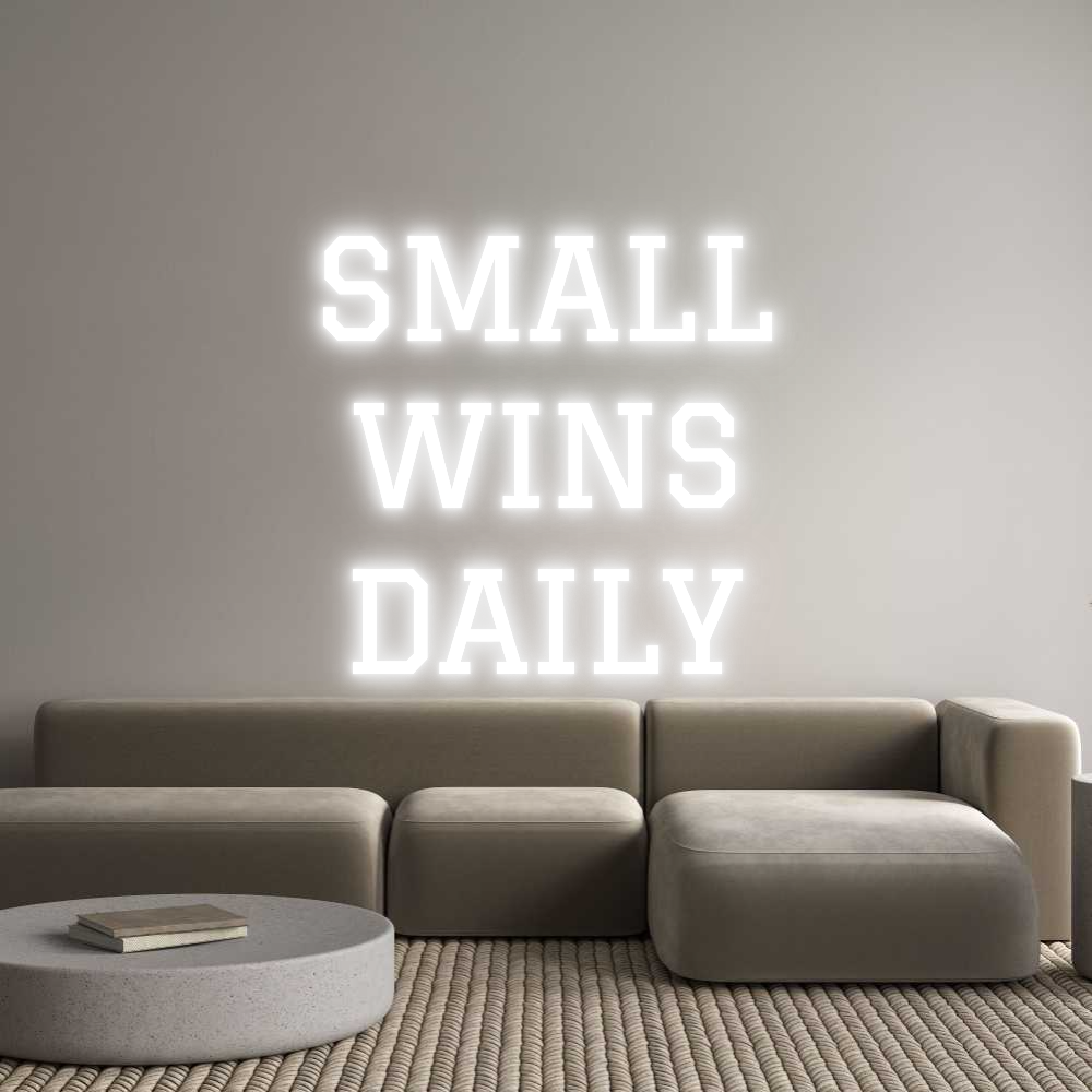 Custom Neon Text - SMALL
WINS
...