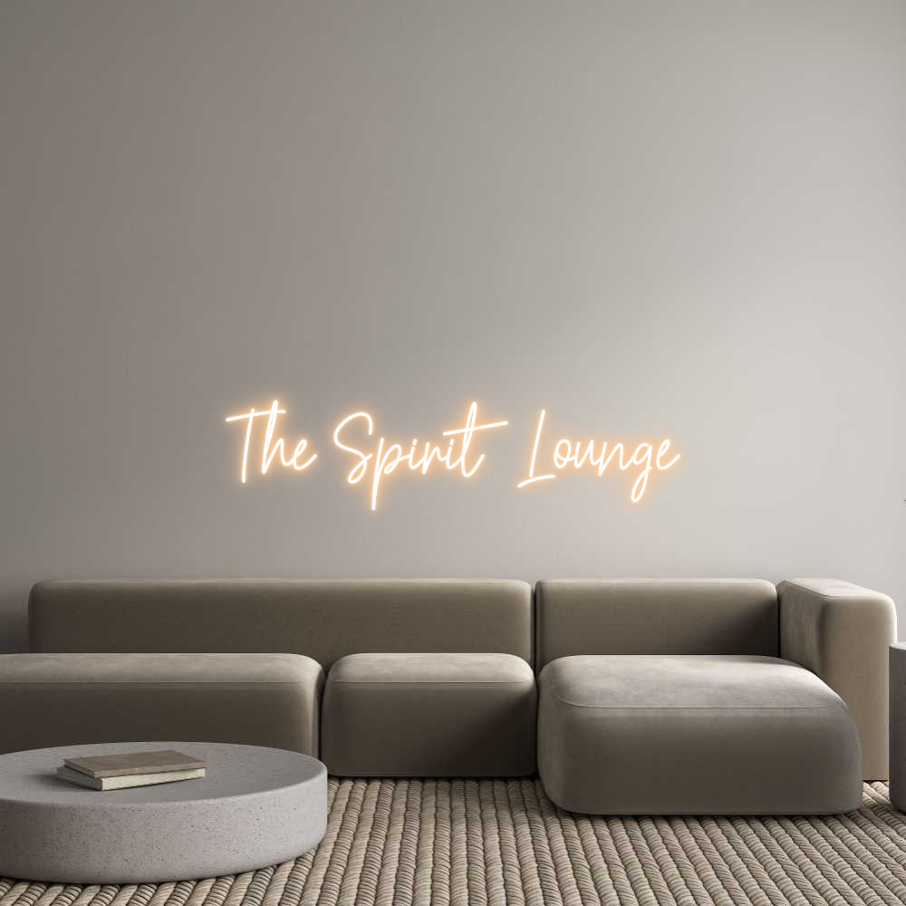 Custom Neon Text - The Spirit Lo...