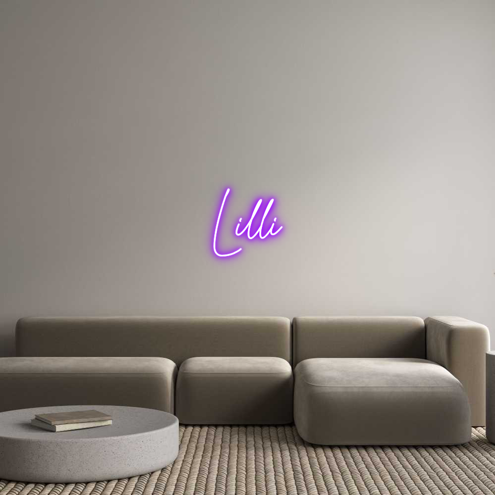 Custom Neon Text - Lilli