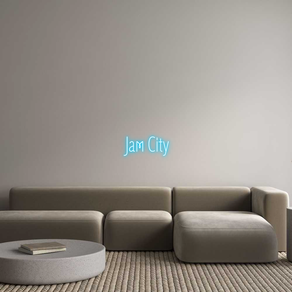 Custom Neon Text - Jam City