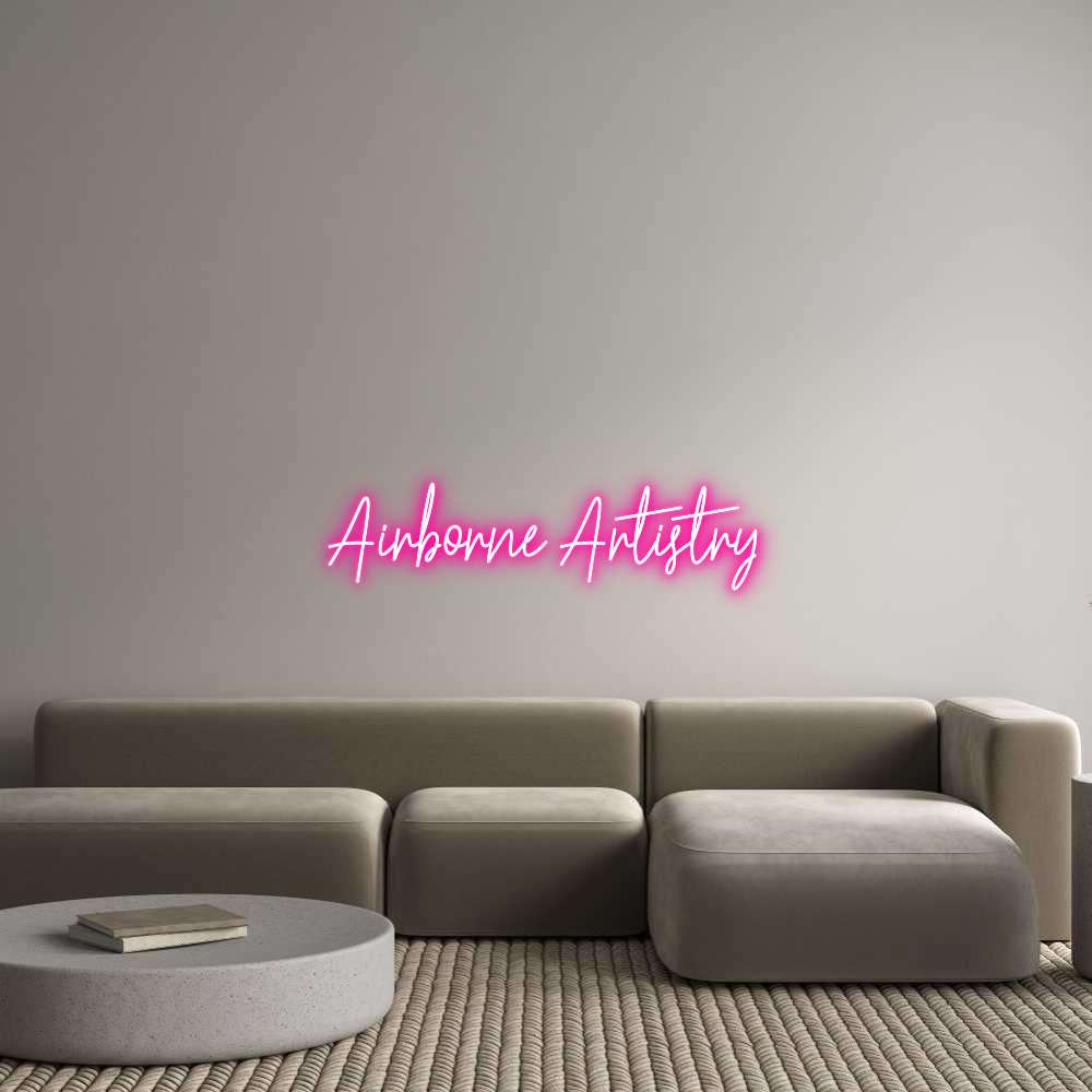 Custom Neon Text - Airborne Arti...