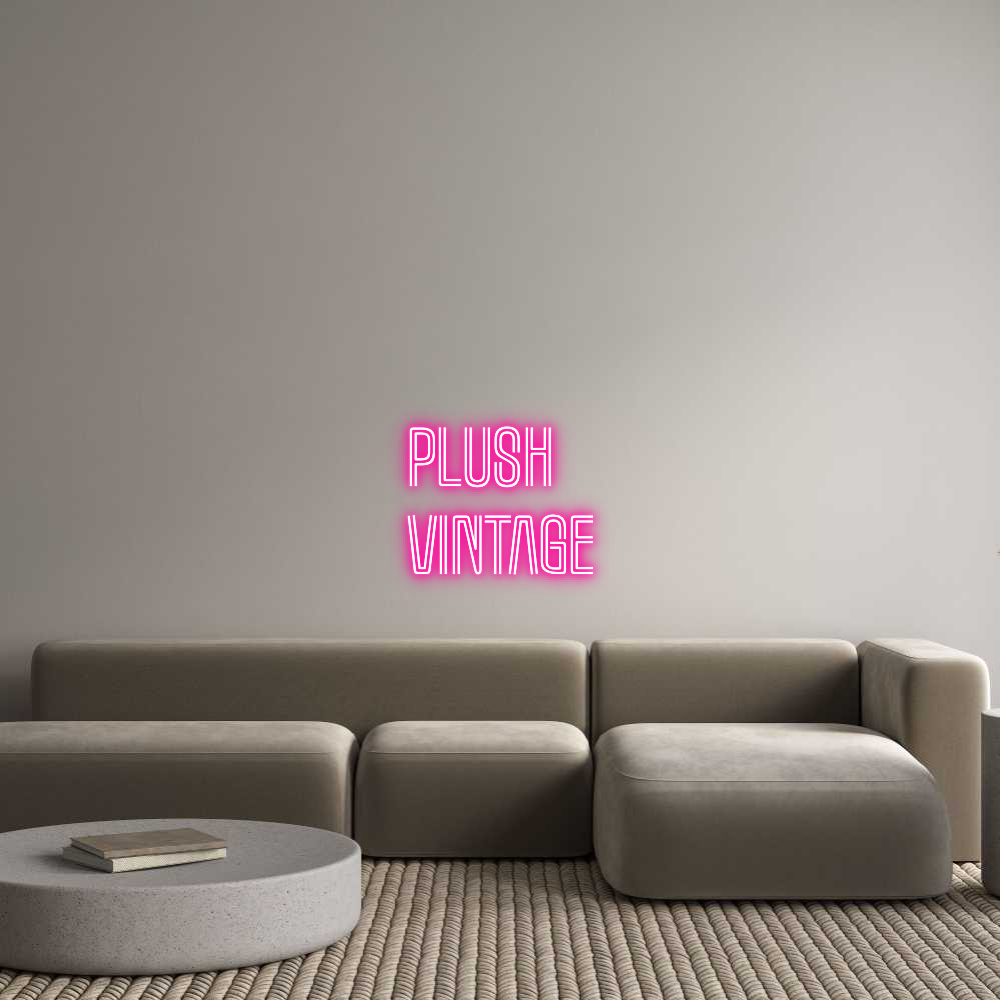 Custom Neon Text - Plush
Vintage