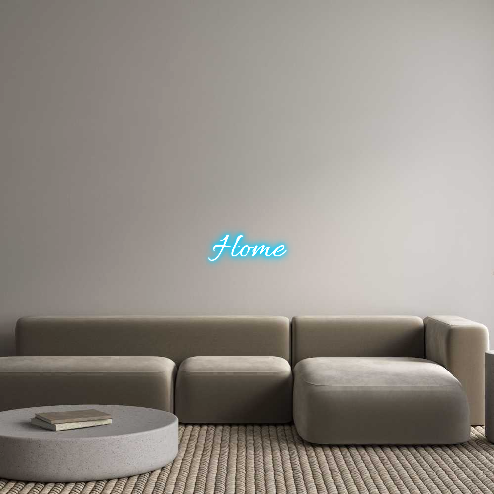 Custom Neon Text - Home