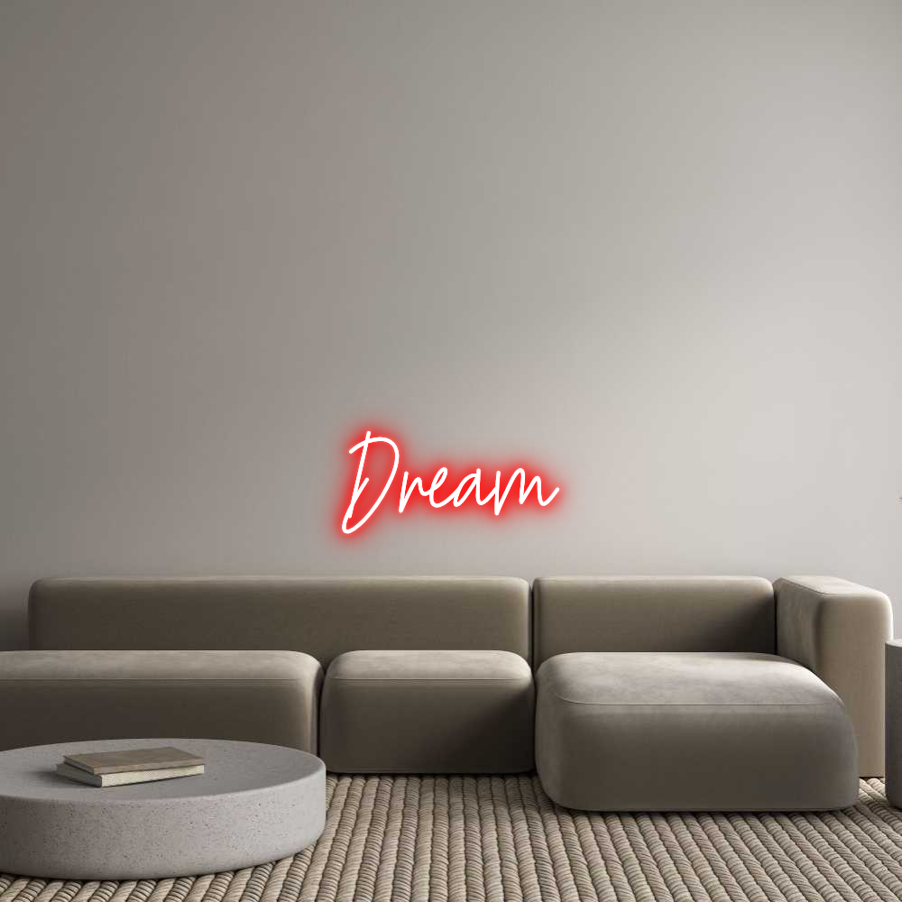 Custom Neon Text - Dream