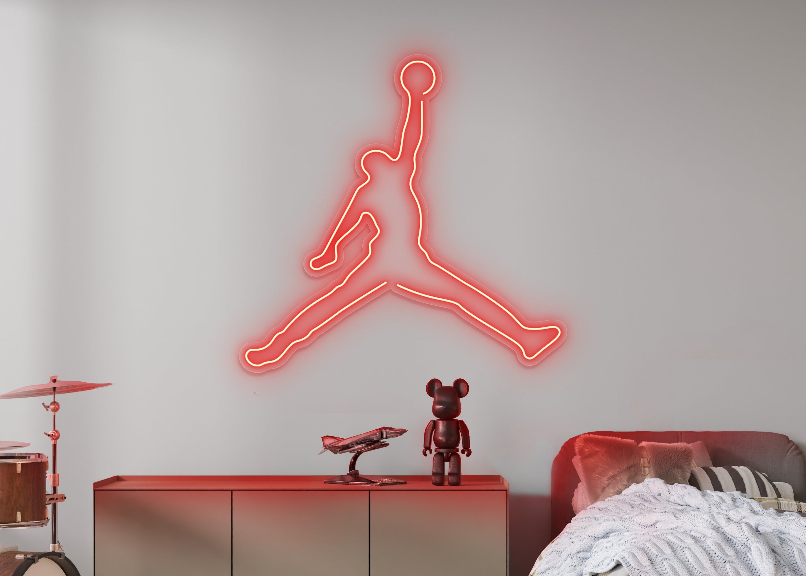 Slam Dunk Basketball LED Neon Sign