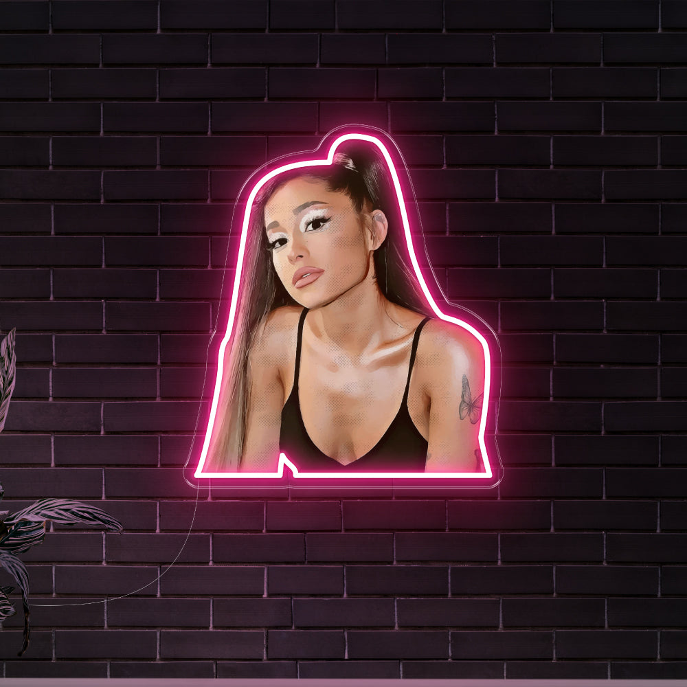 Ariana Grande Art LED Neon Sign