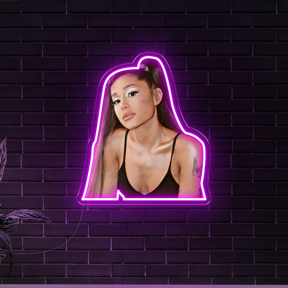 Ariana Grande Art LED Neon Sign