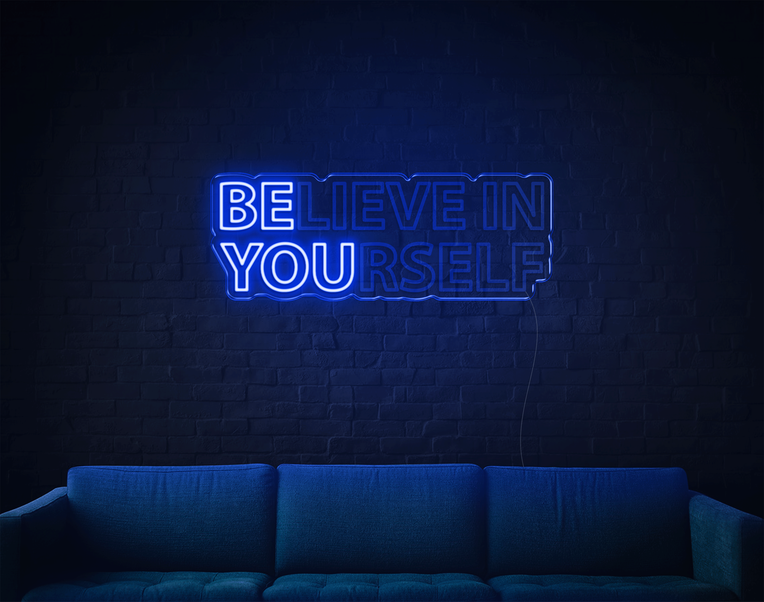 Believe In Yourself LED Neon Sign