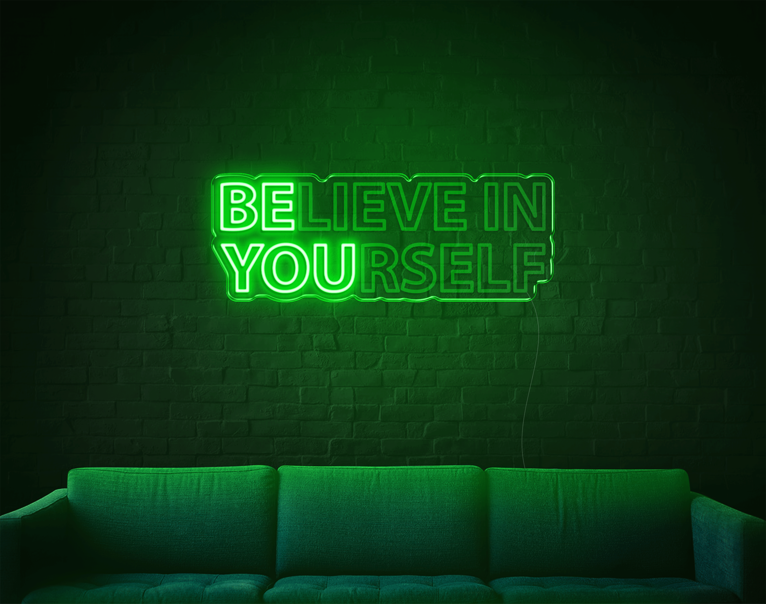 Believe In Yourself LED Neon Sign