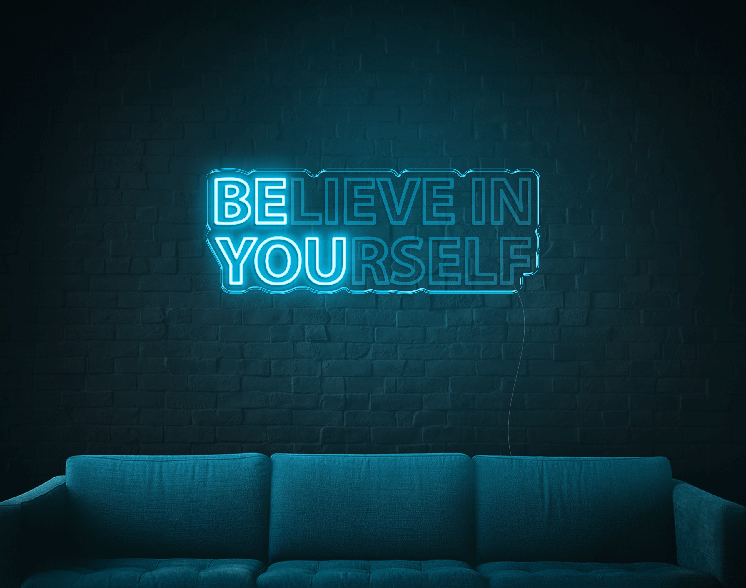Believe In Yourself LED Neon Sign