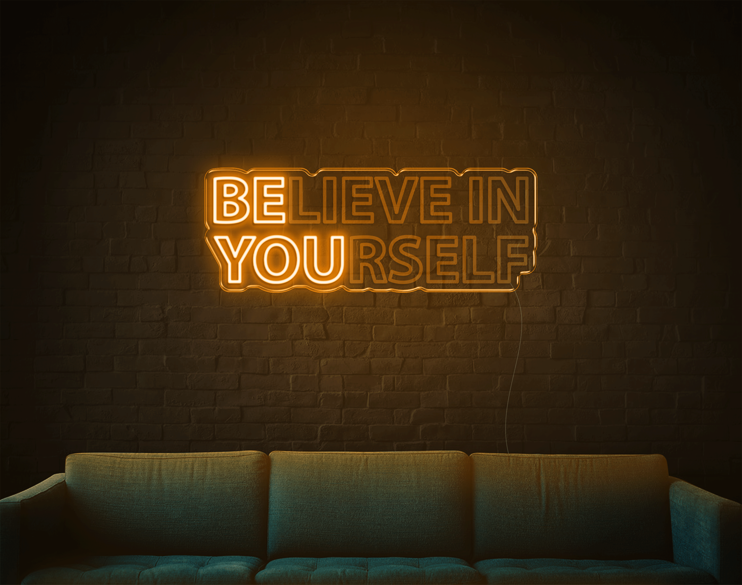 Believe In Yourself LED Neon Sign