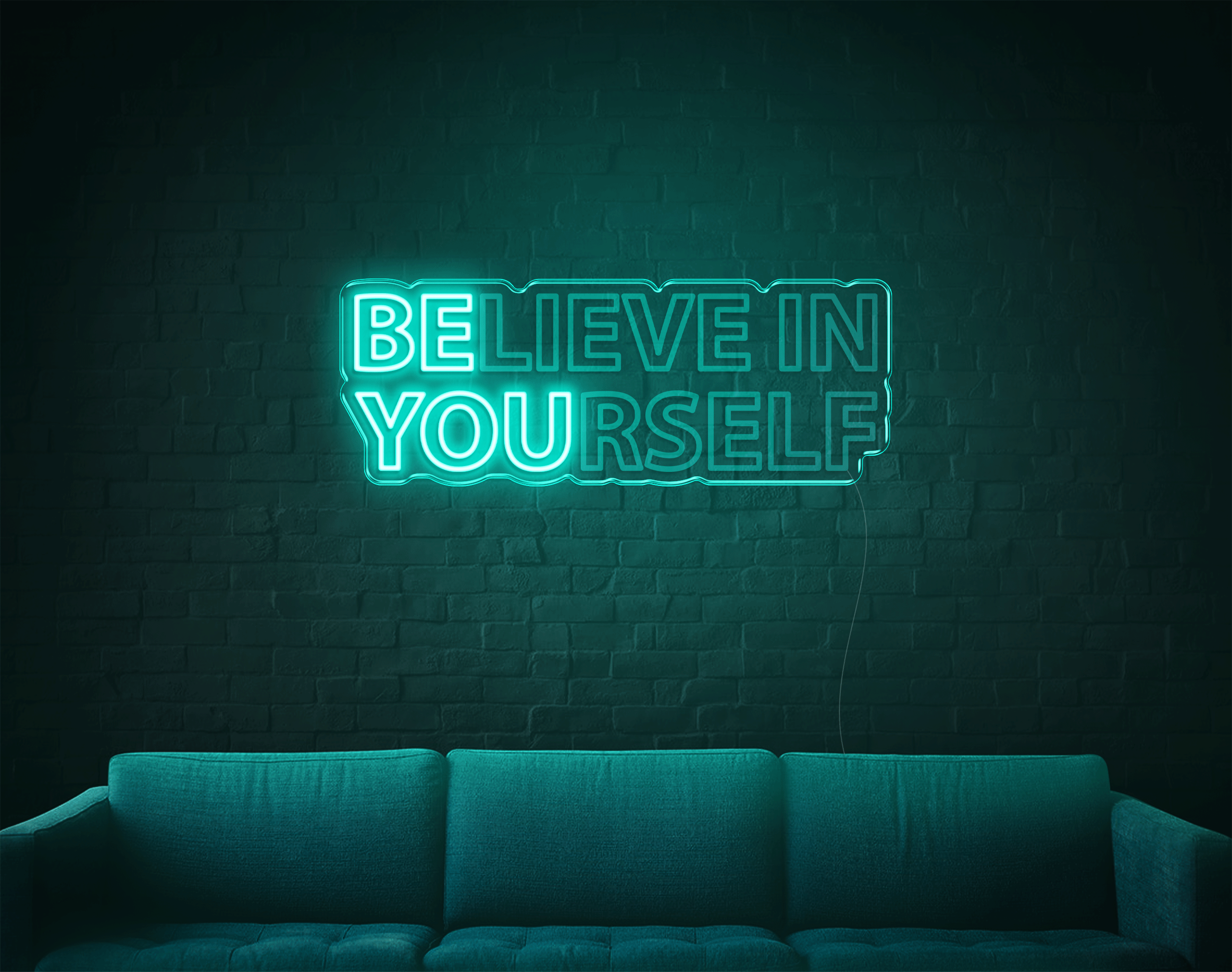 Believe In Yourself LED Neon Sign
