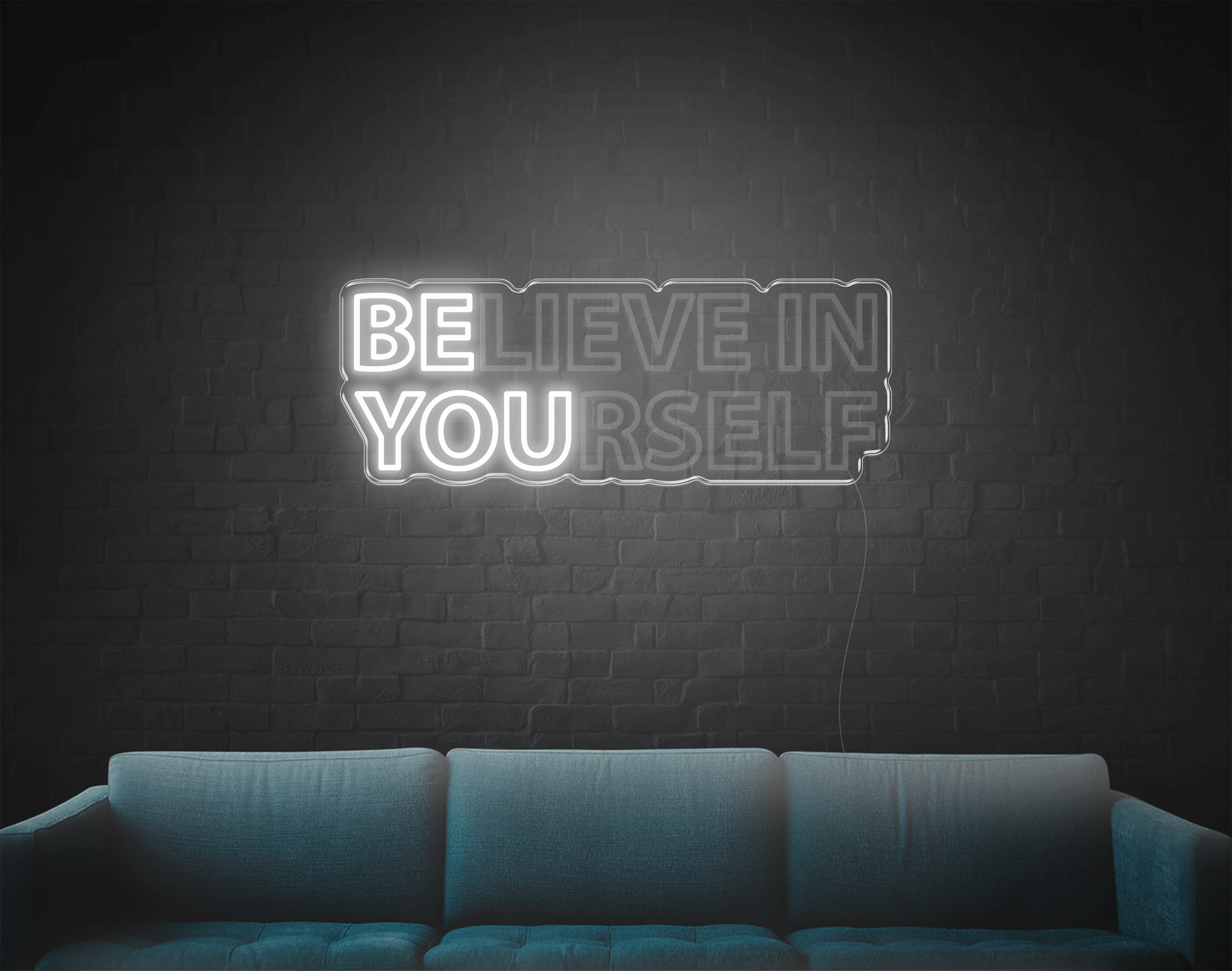 Believe In Yourself LED Neon Sign