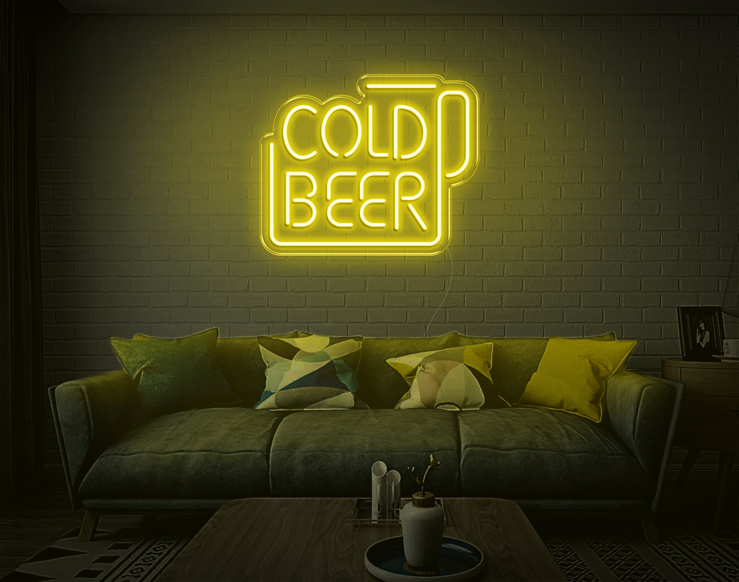Cold Beer LED Neon Sign