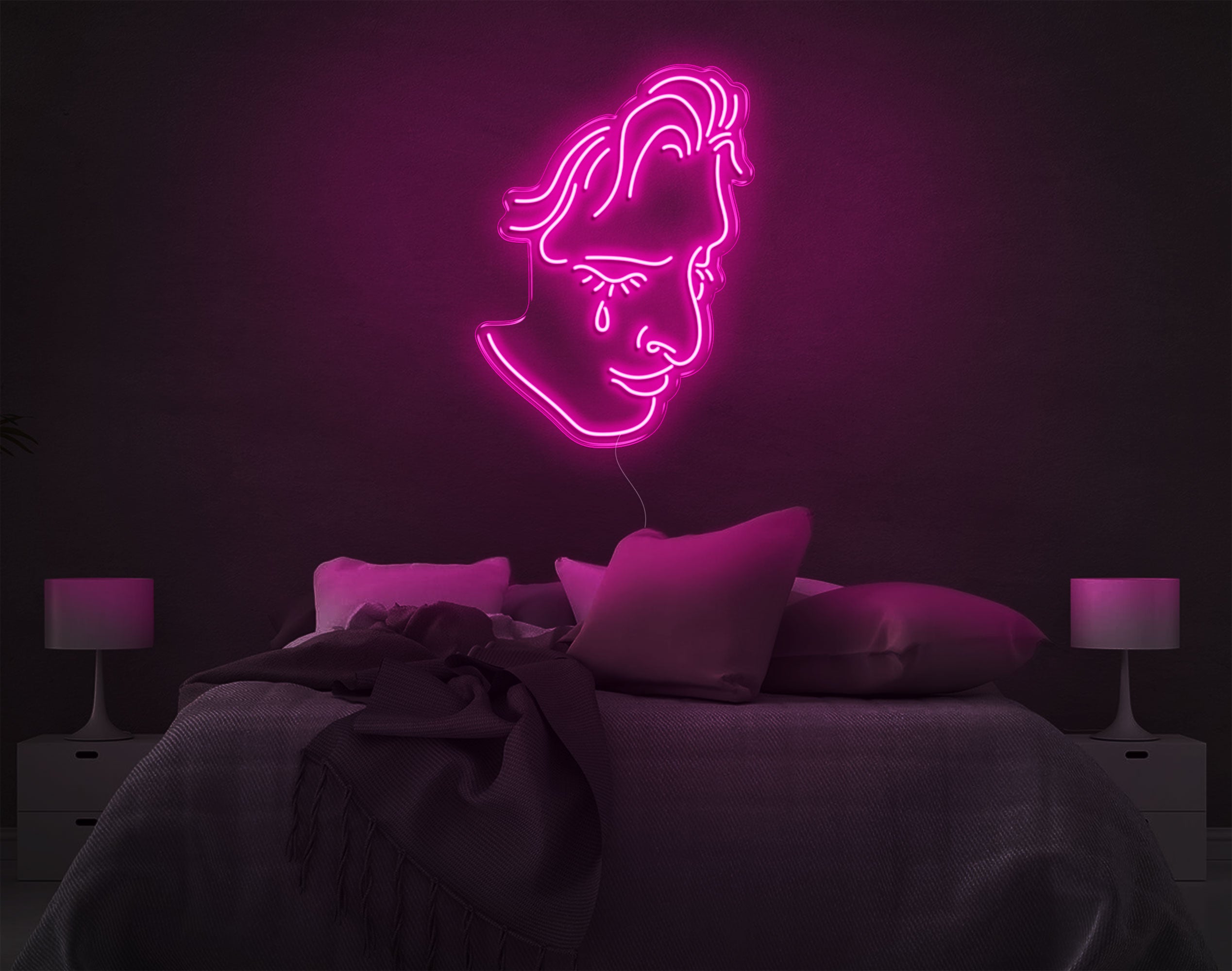 Crying LED Neon Sign