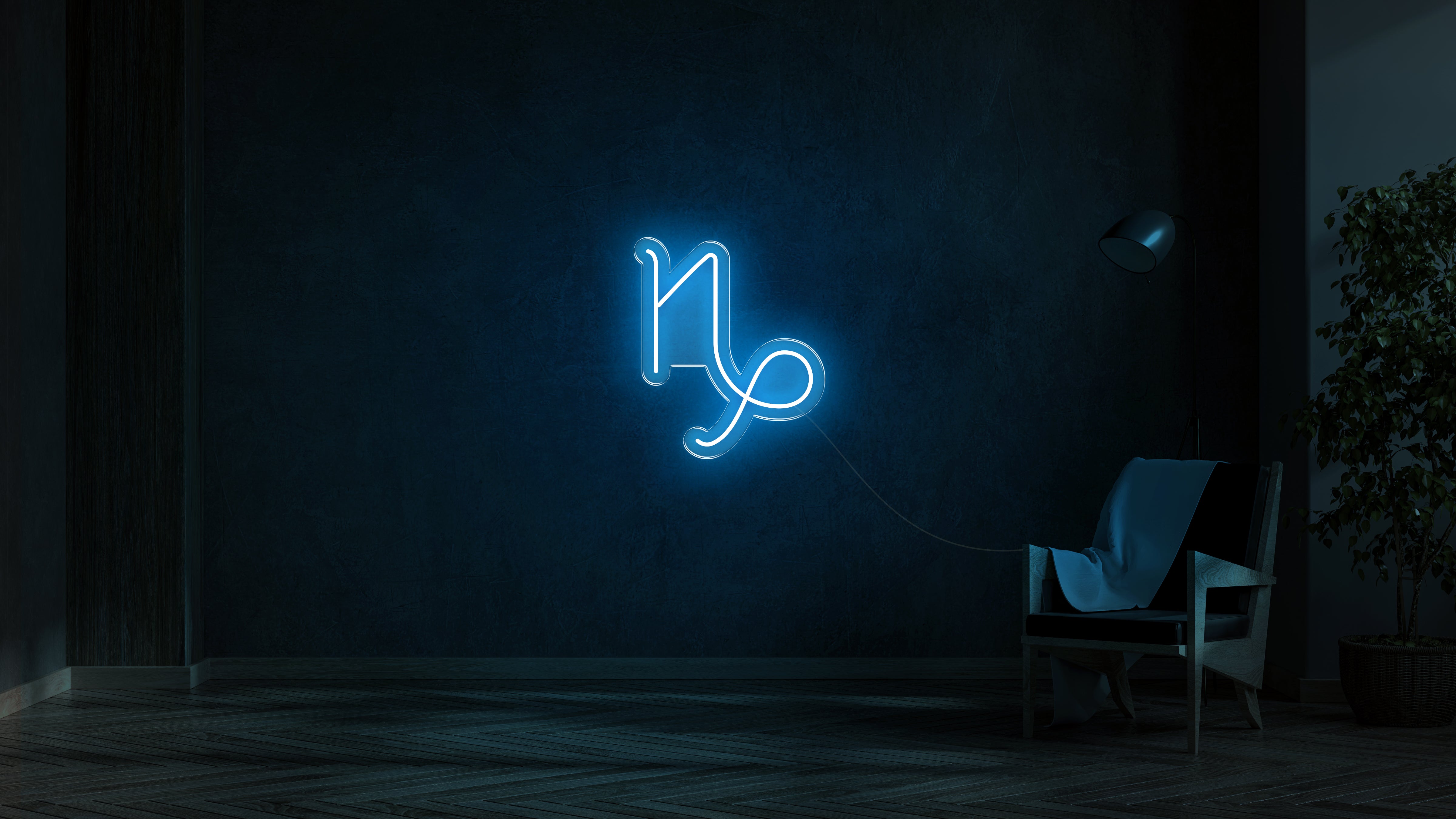 Capricorn LED neon sign