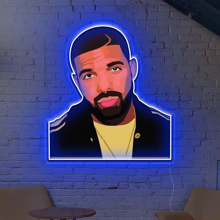 Drake Art LED Neon Sign