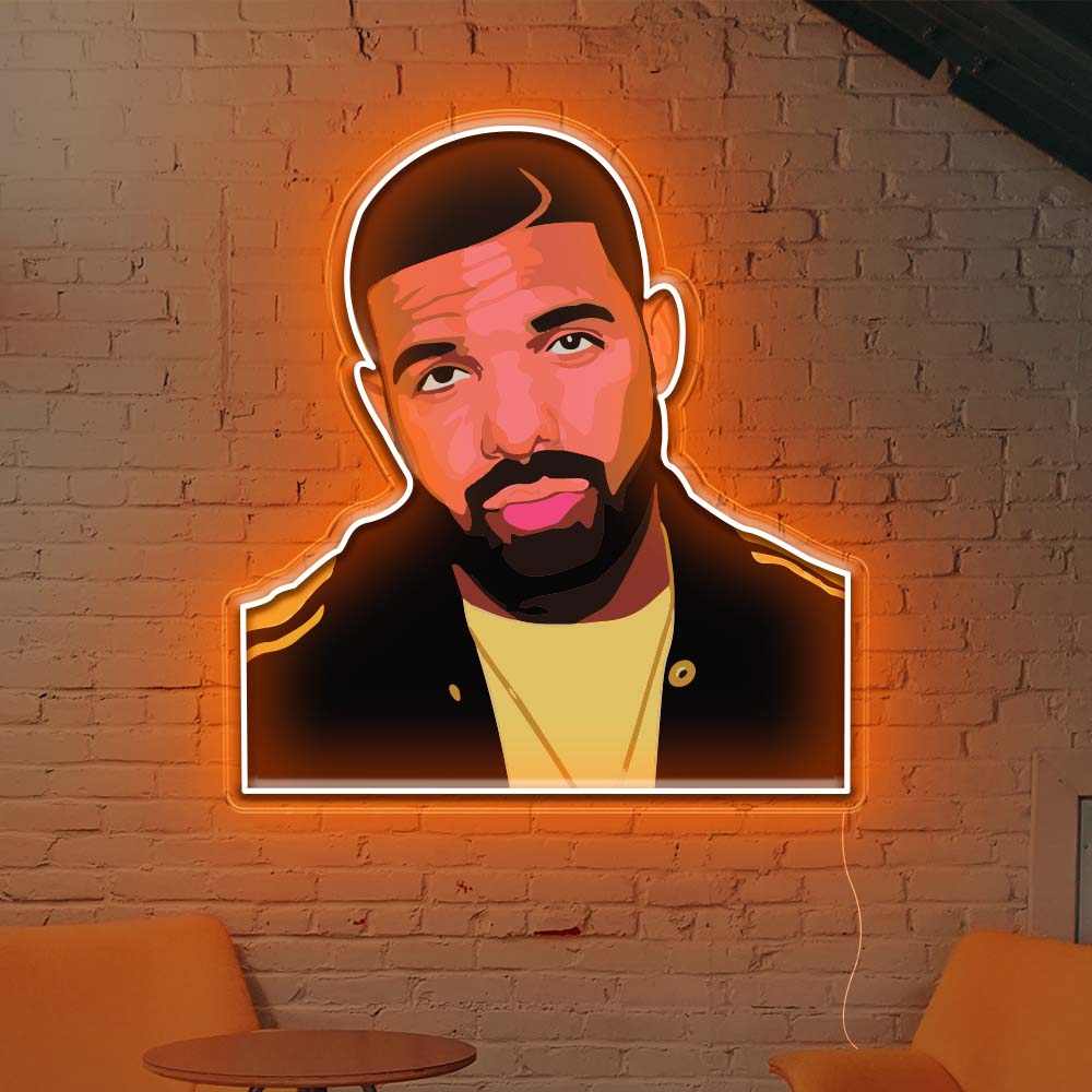 Drake Art LED Neon Sign