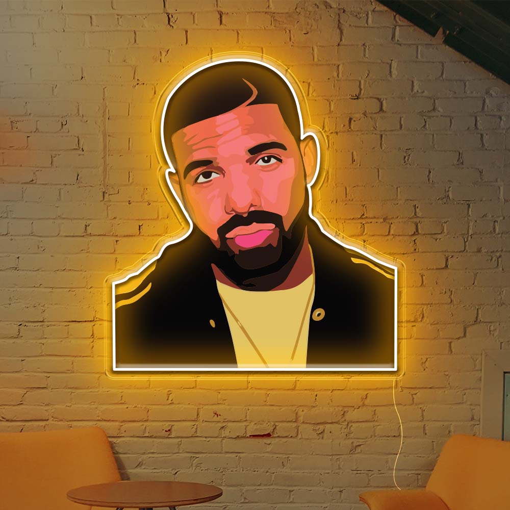 Drake Art LED Neon Sign