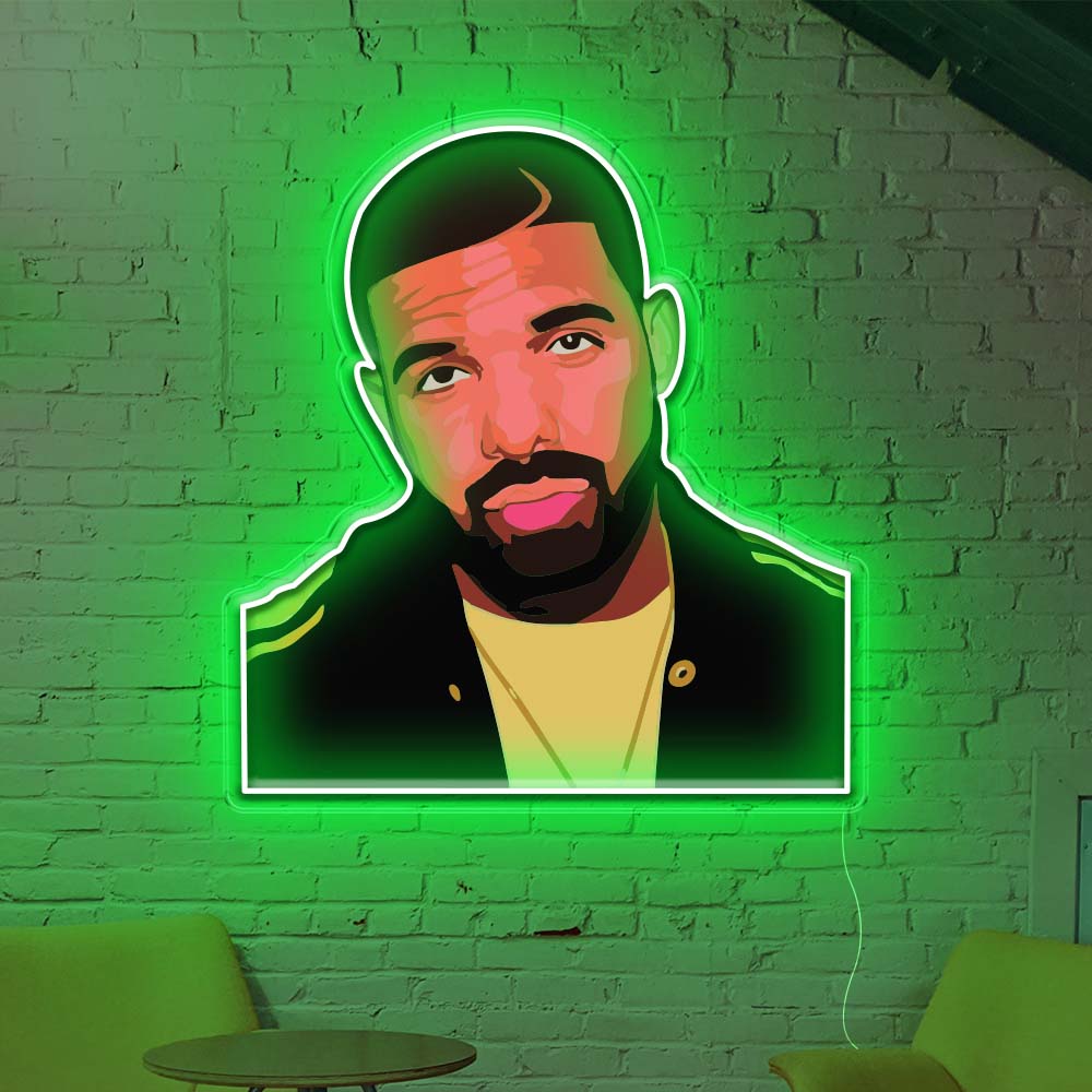 Drake Art LED Neon Sign