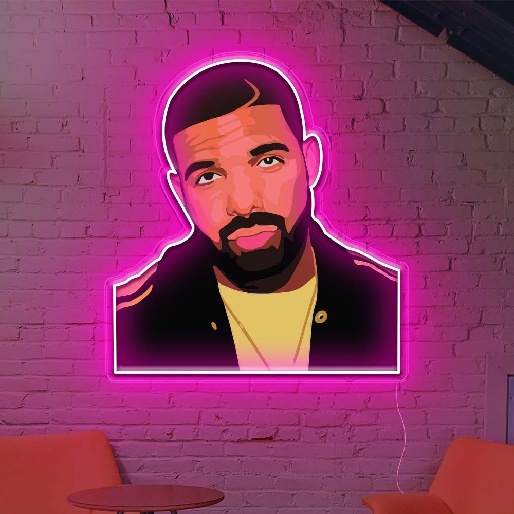 Drake Art LED Neon Sign