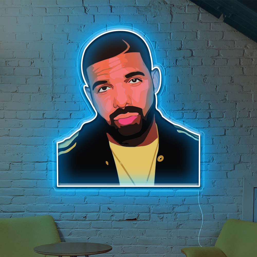 Drake Art LED Neon Sign