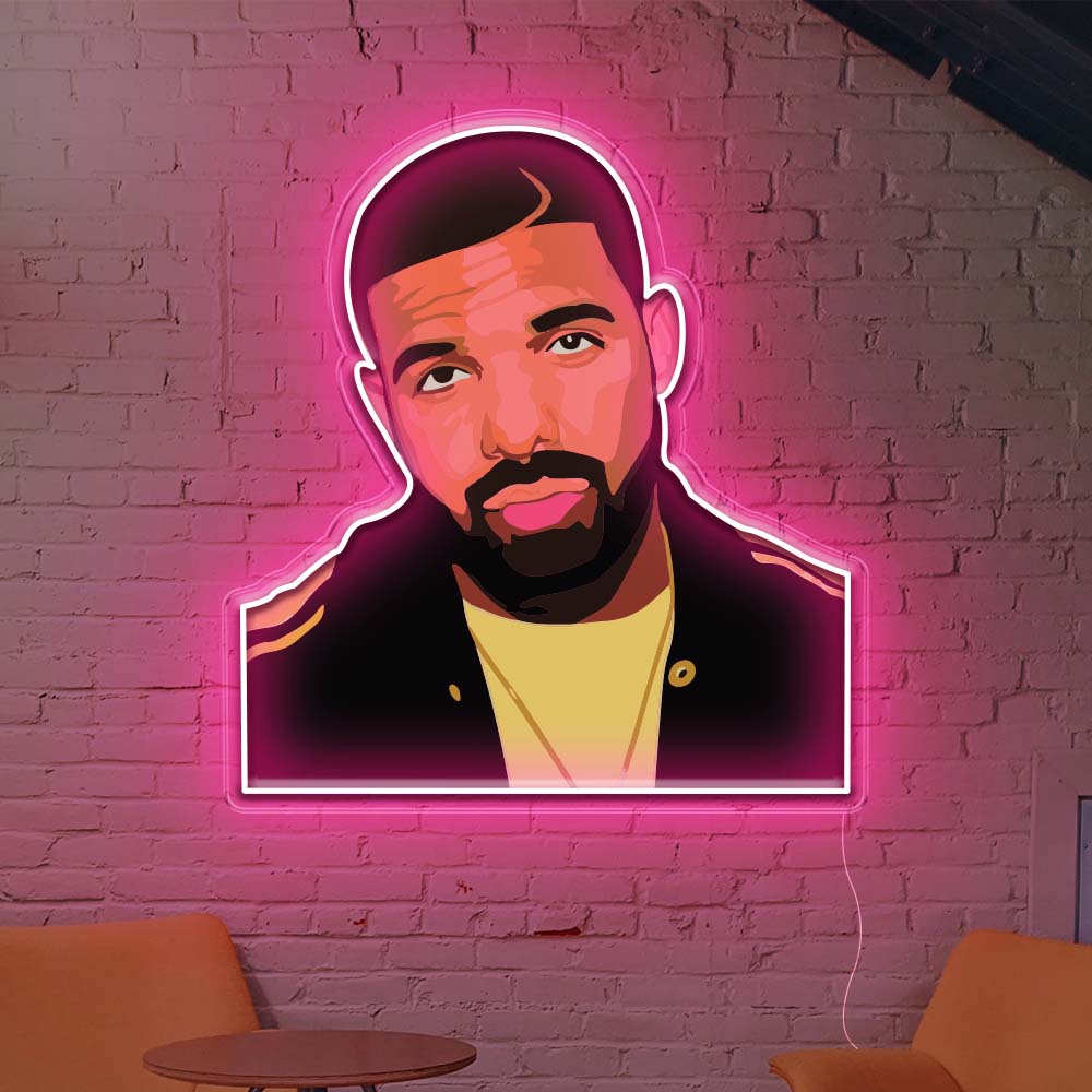 Drake Art LED Neon Sign