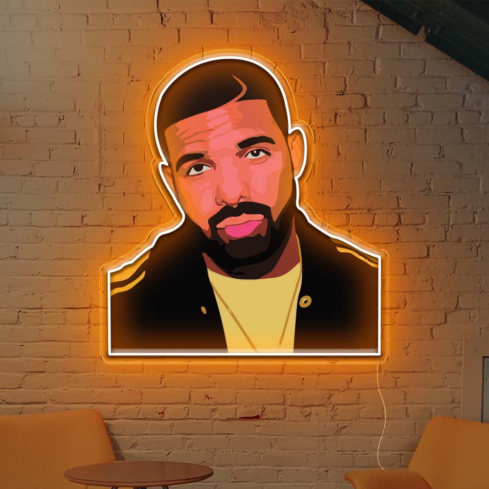 Drake Art LED Neon Sign