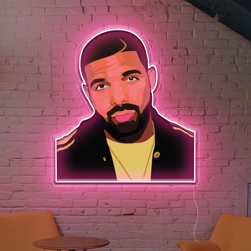 Drake Art LED Neon Sign