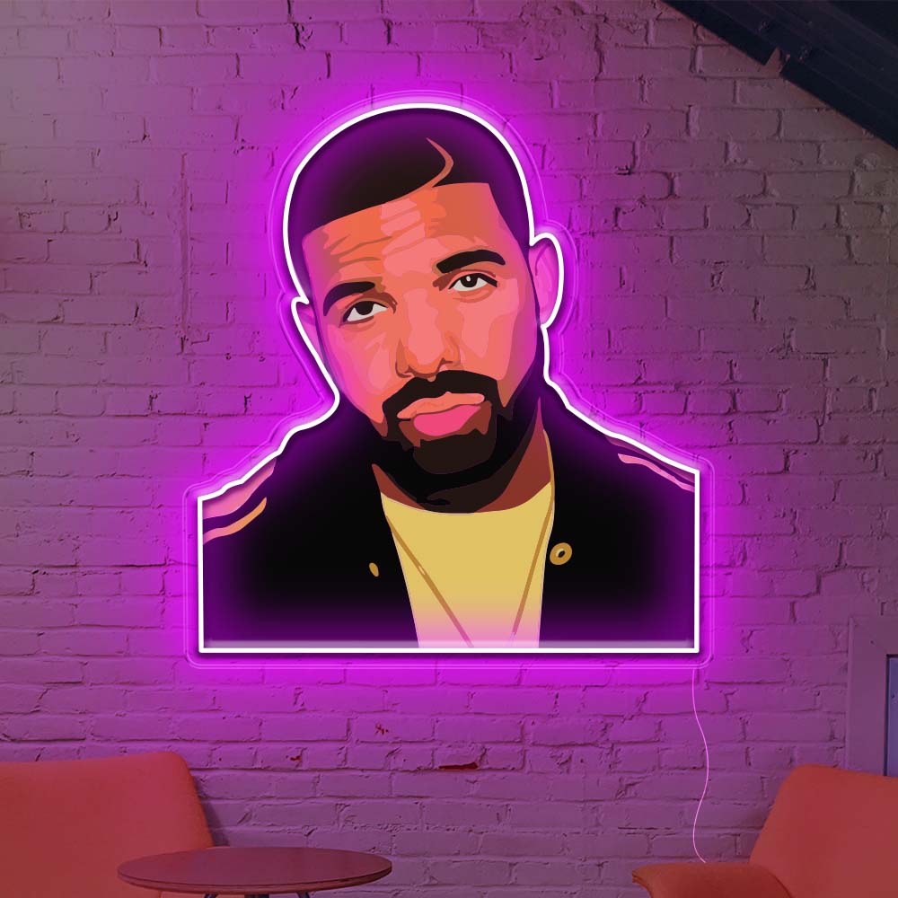 Drake Art LED Neon Sign