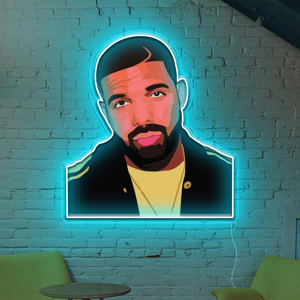 Drake Art LED Neon Sign