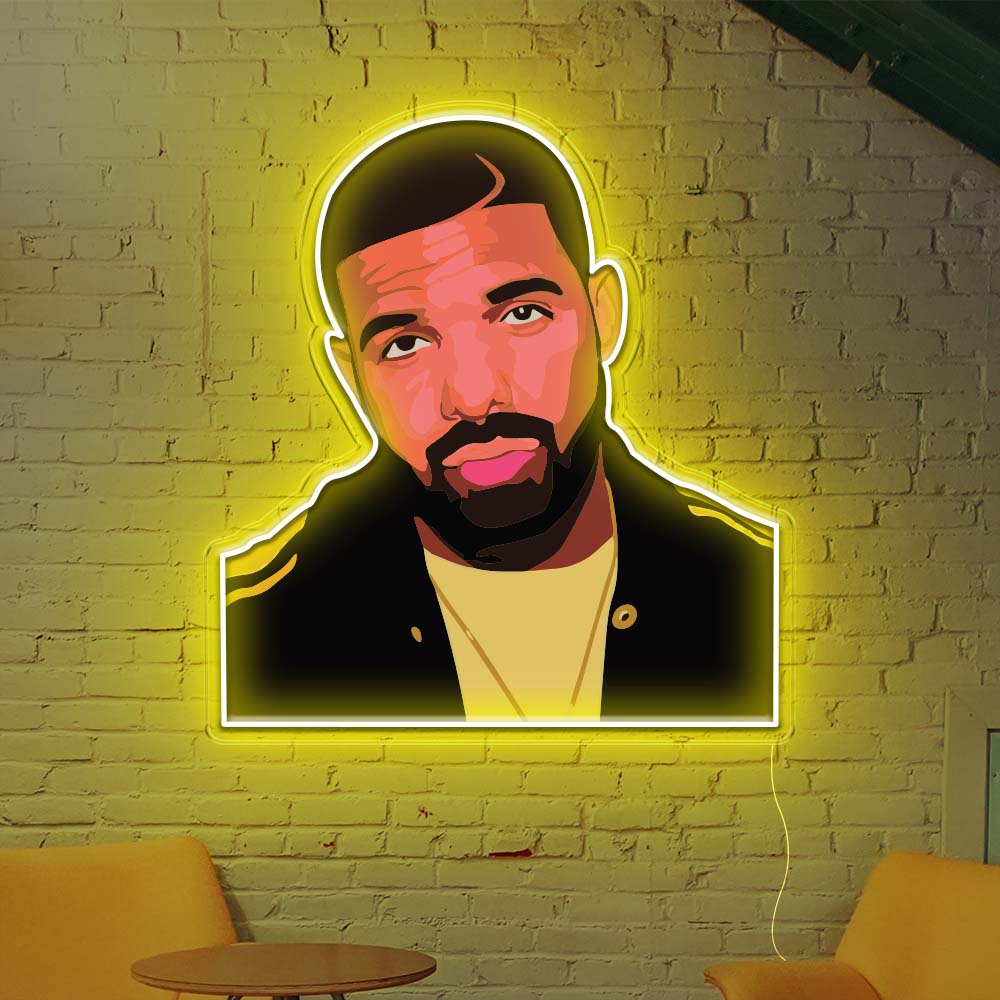 Drake Art LED Neon Sign