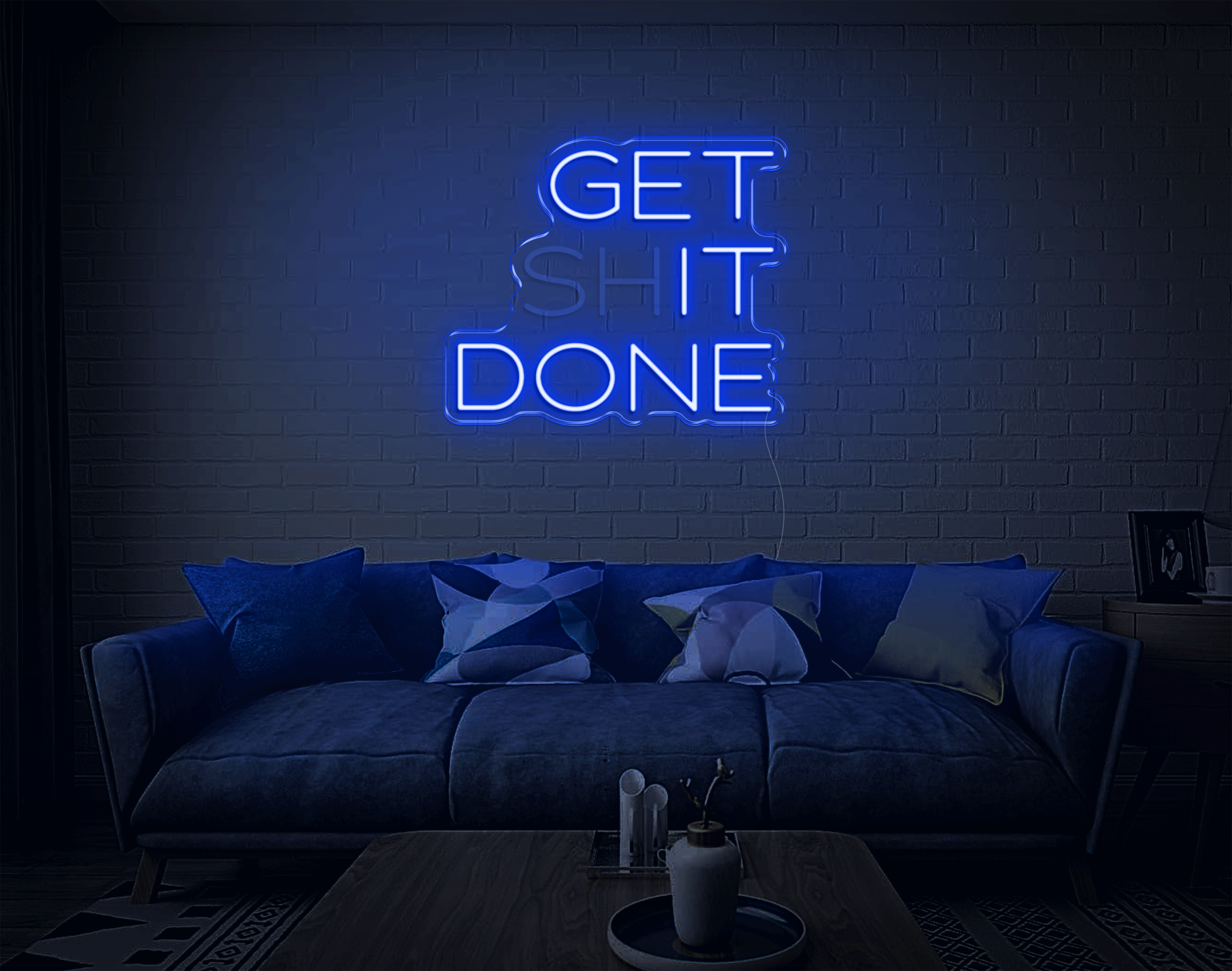 Get shit done/ Get it done LED Neon Sign