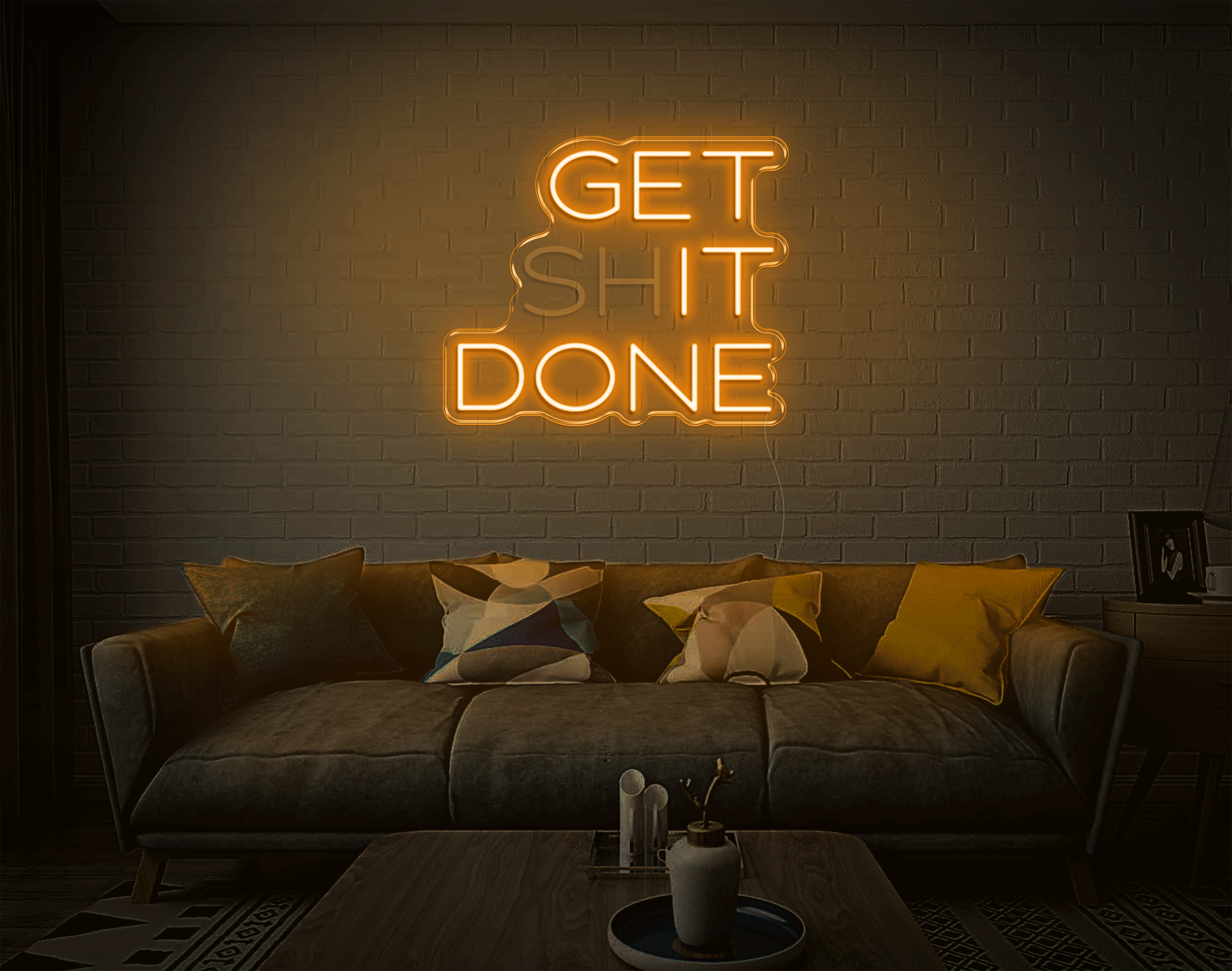 Get shit done/ Get it done LED Neon Sign