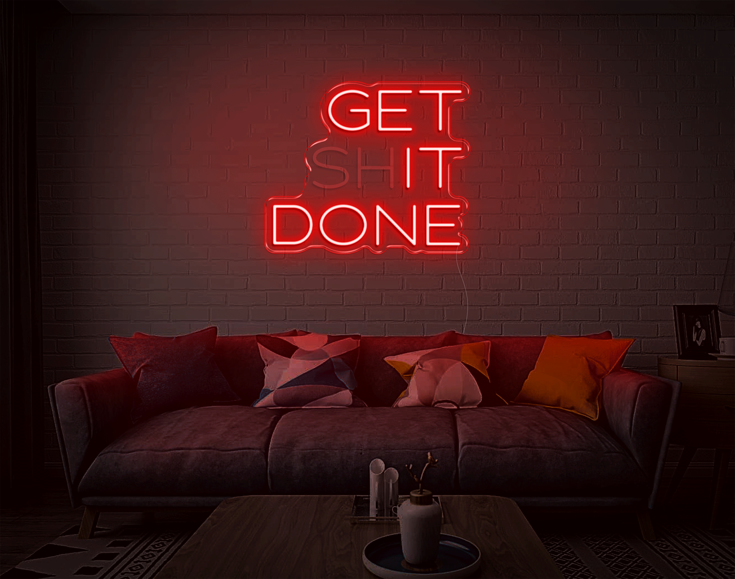 Get shit done/ Get it done LED Neon Sign