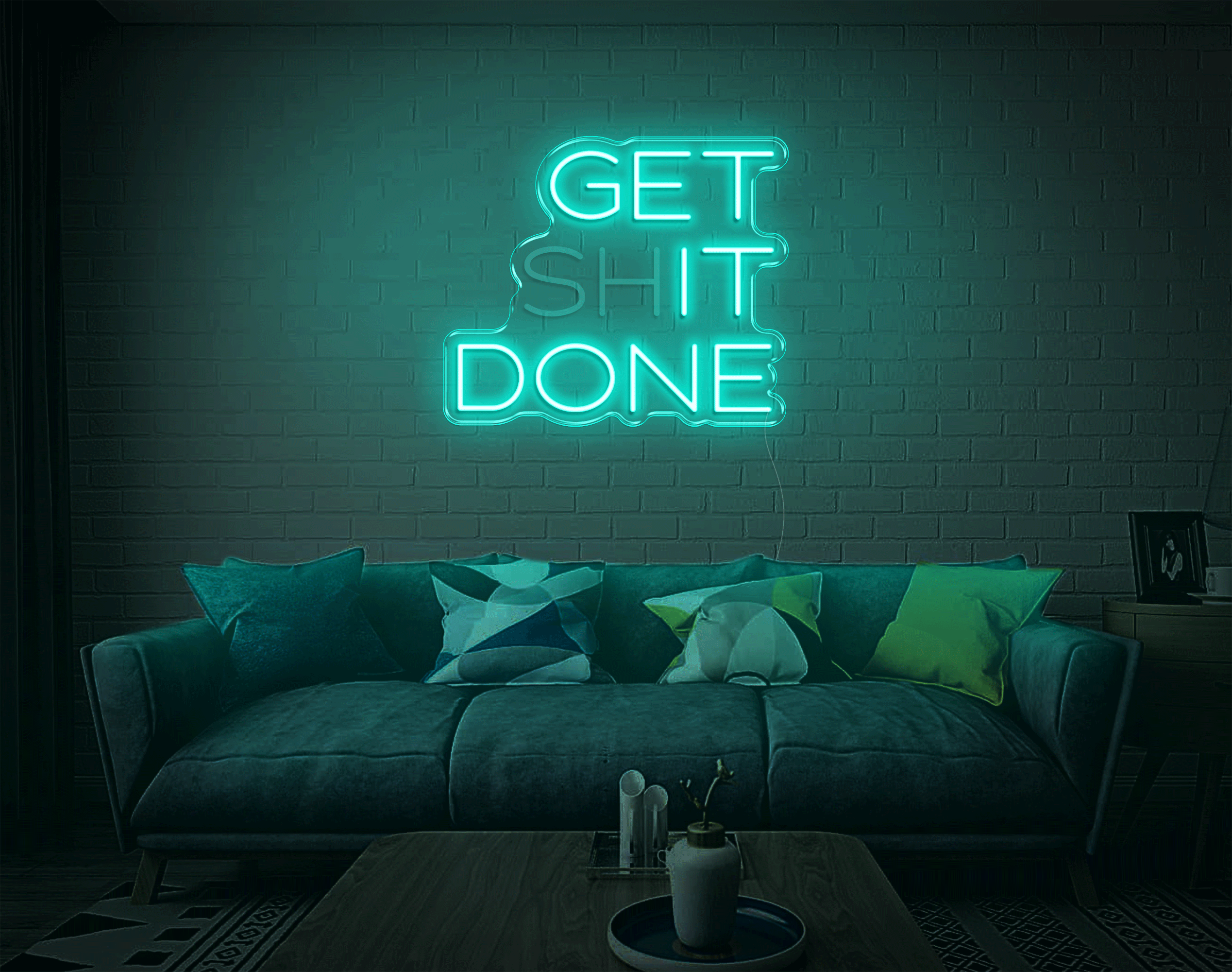 Get shit done/ Get it done LED Neon Sign