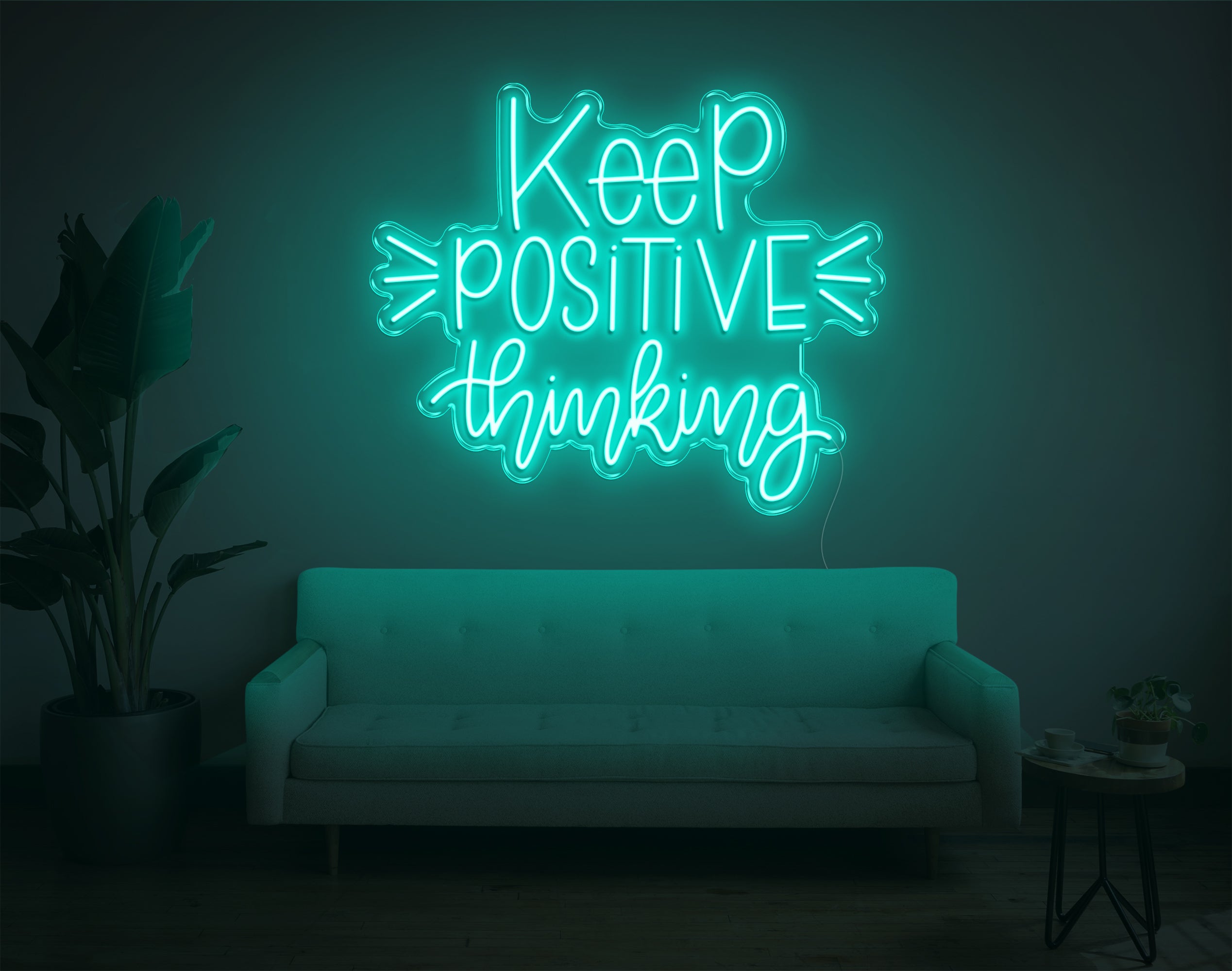 Keep Positive Thinking LED Neon Sign