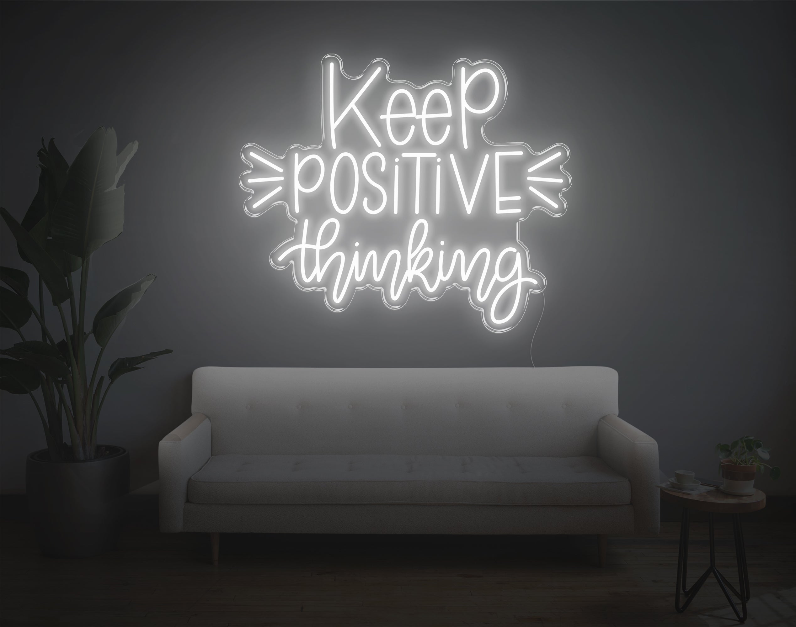 Keep Positive Thinking LED Neon Sign