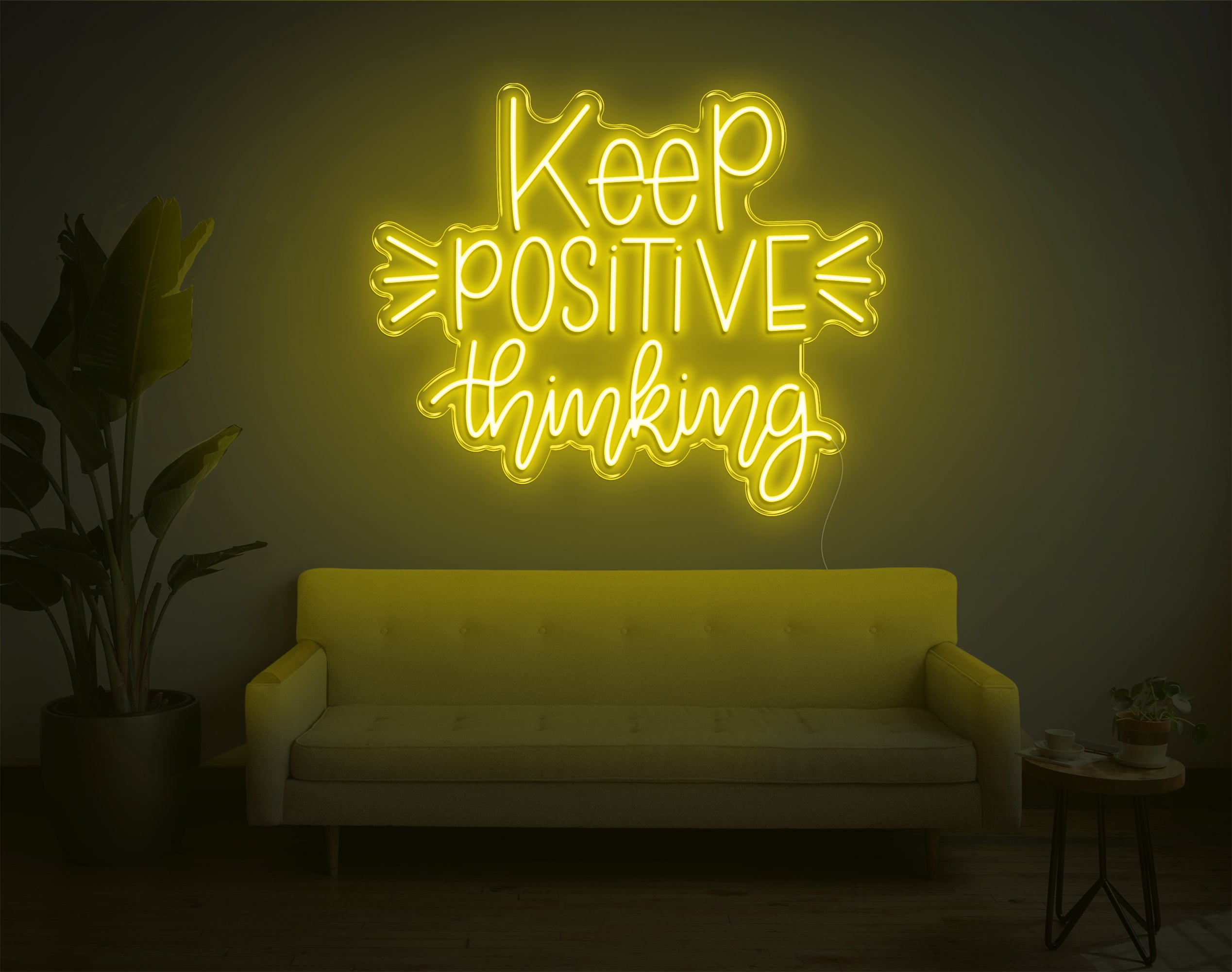 Keep Positive Thinking LED Neon Sign