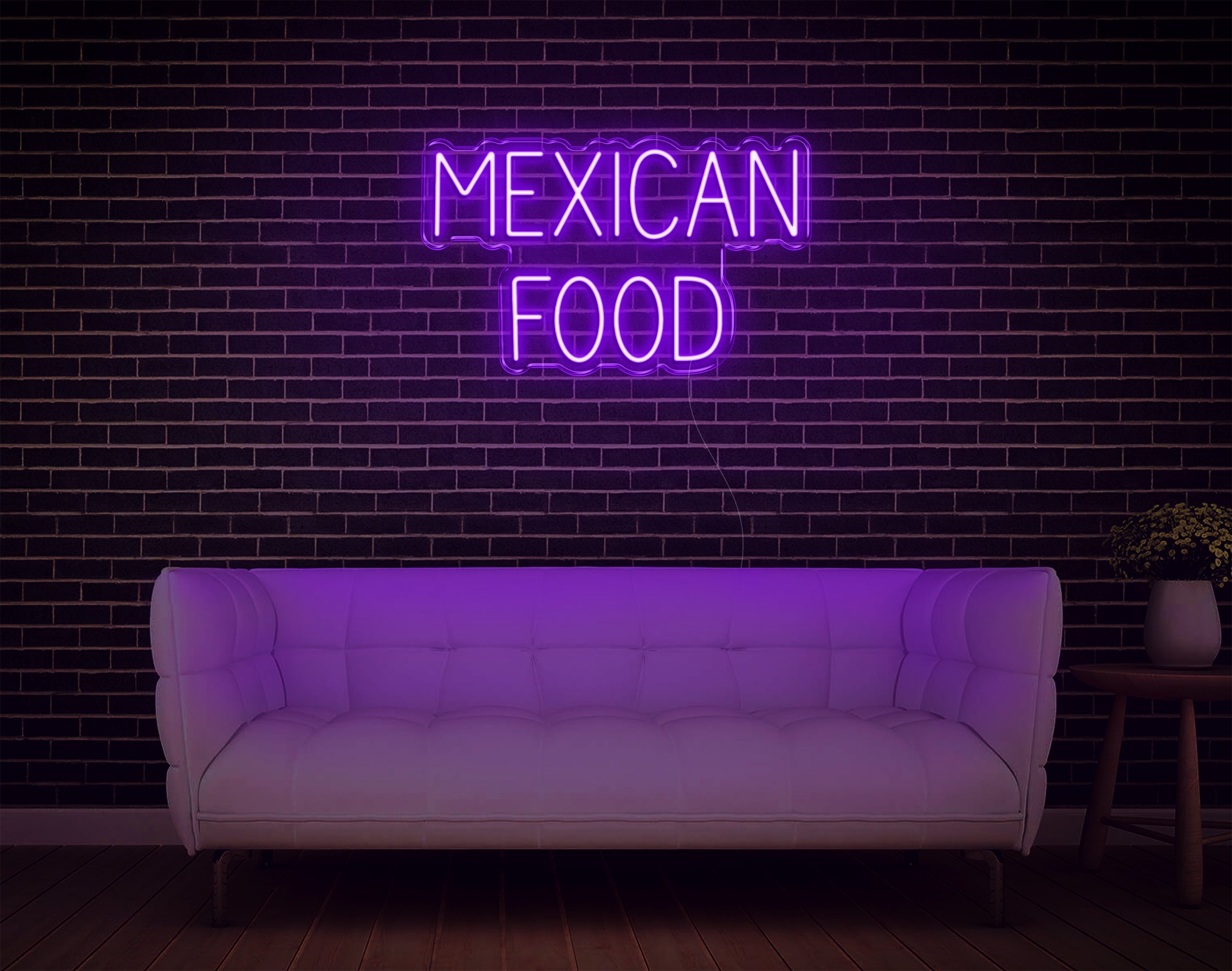 Mexican Food LED Neon Sign