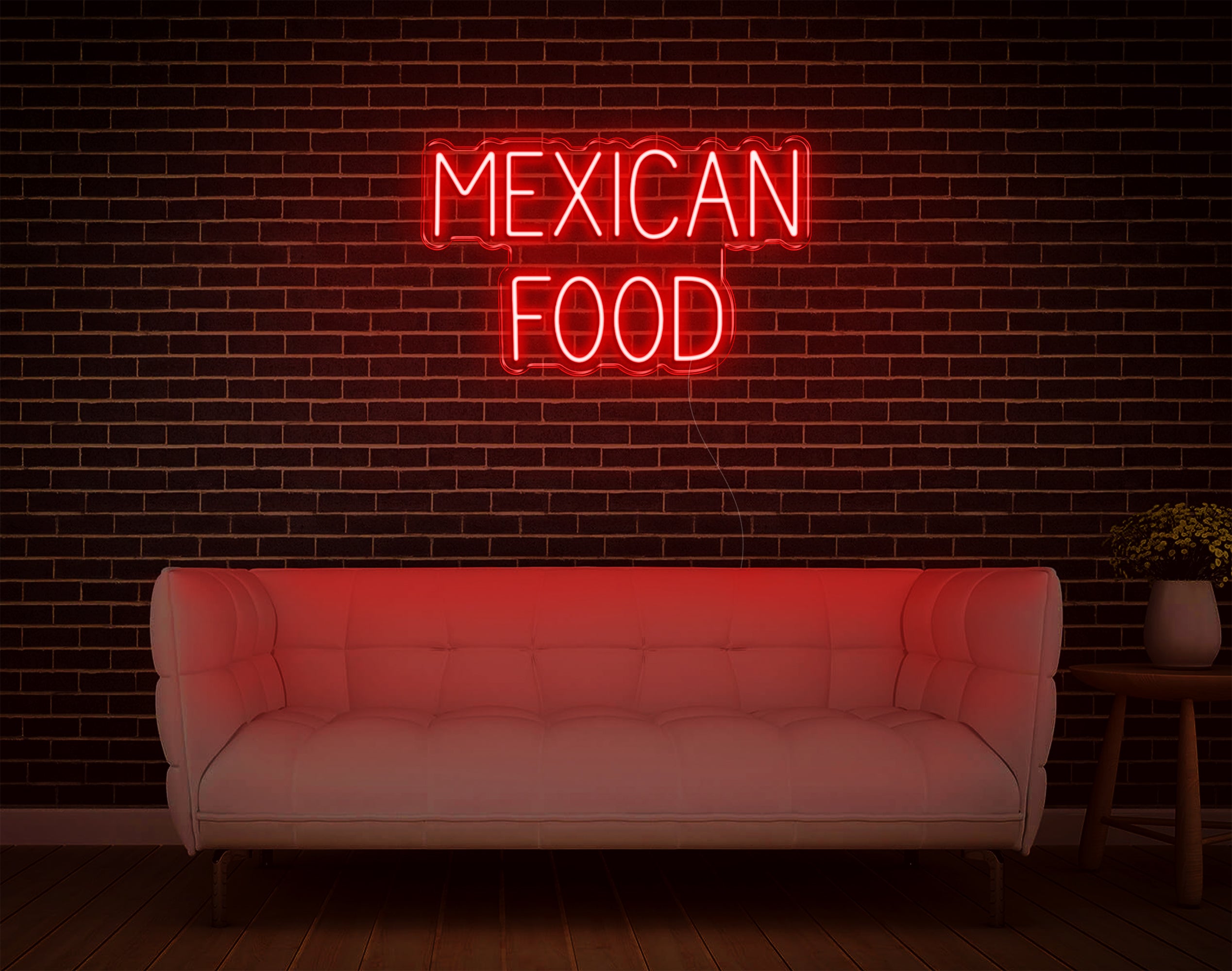 Mexican Food LED Neon Sign