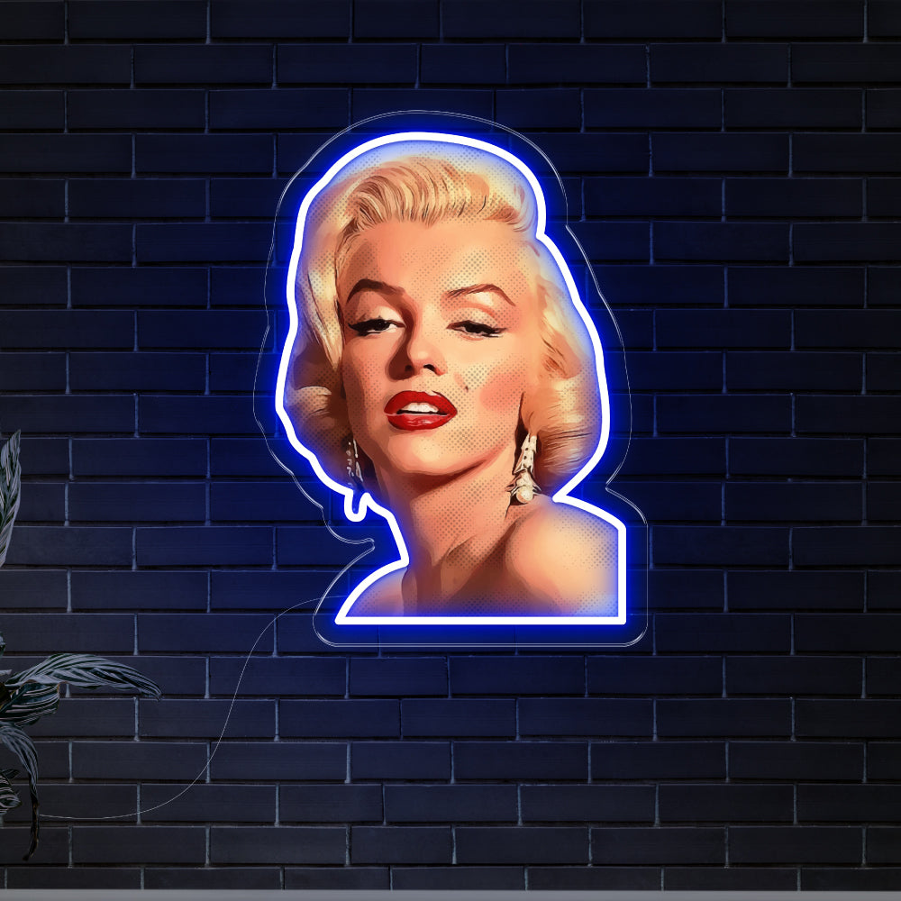Marilyn Monroe Art LED Neon Sign